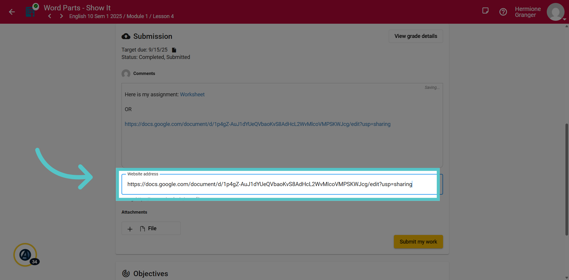 Enter Web Address