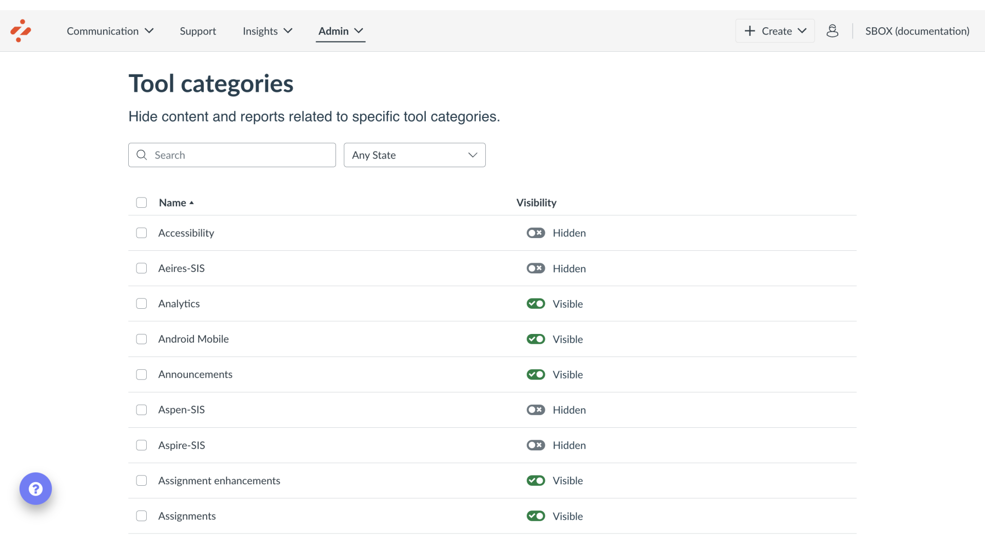 What are tool categories applied to and how do they behave?