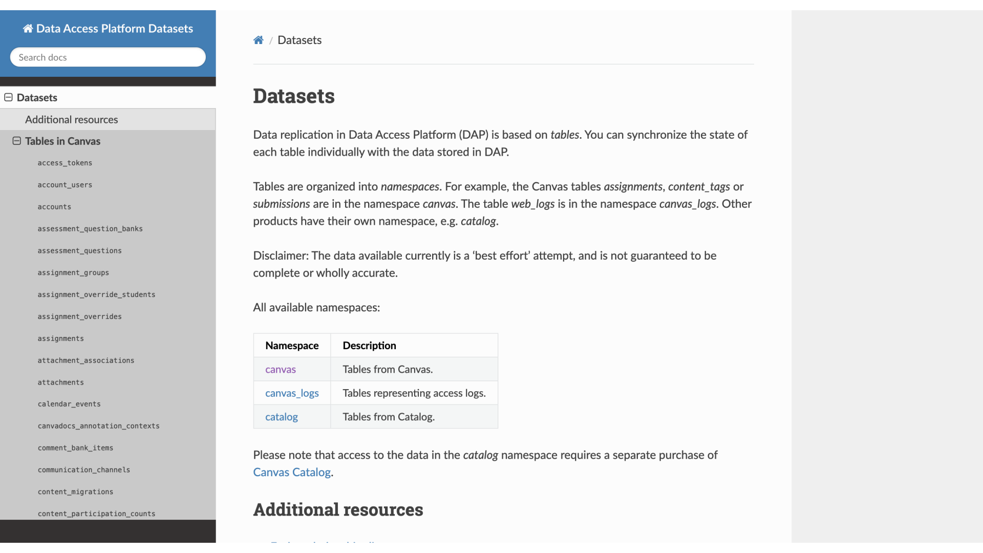 View Data Access Platform Documentation