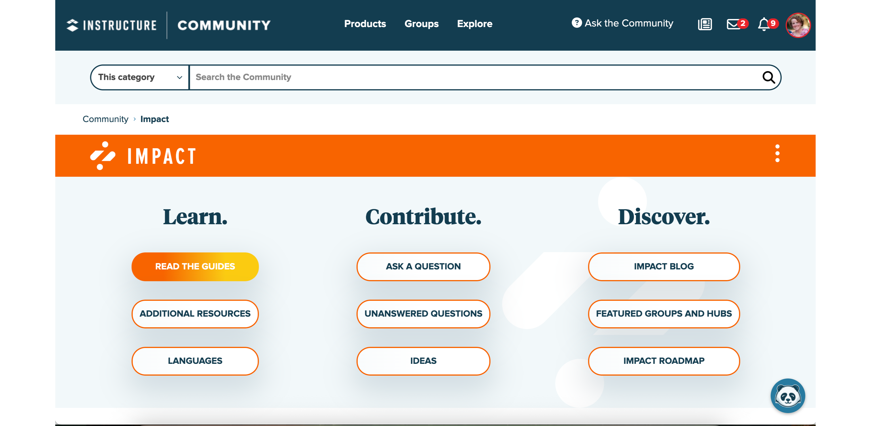 View Community Impact Space