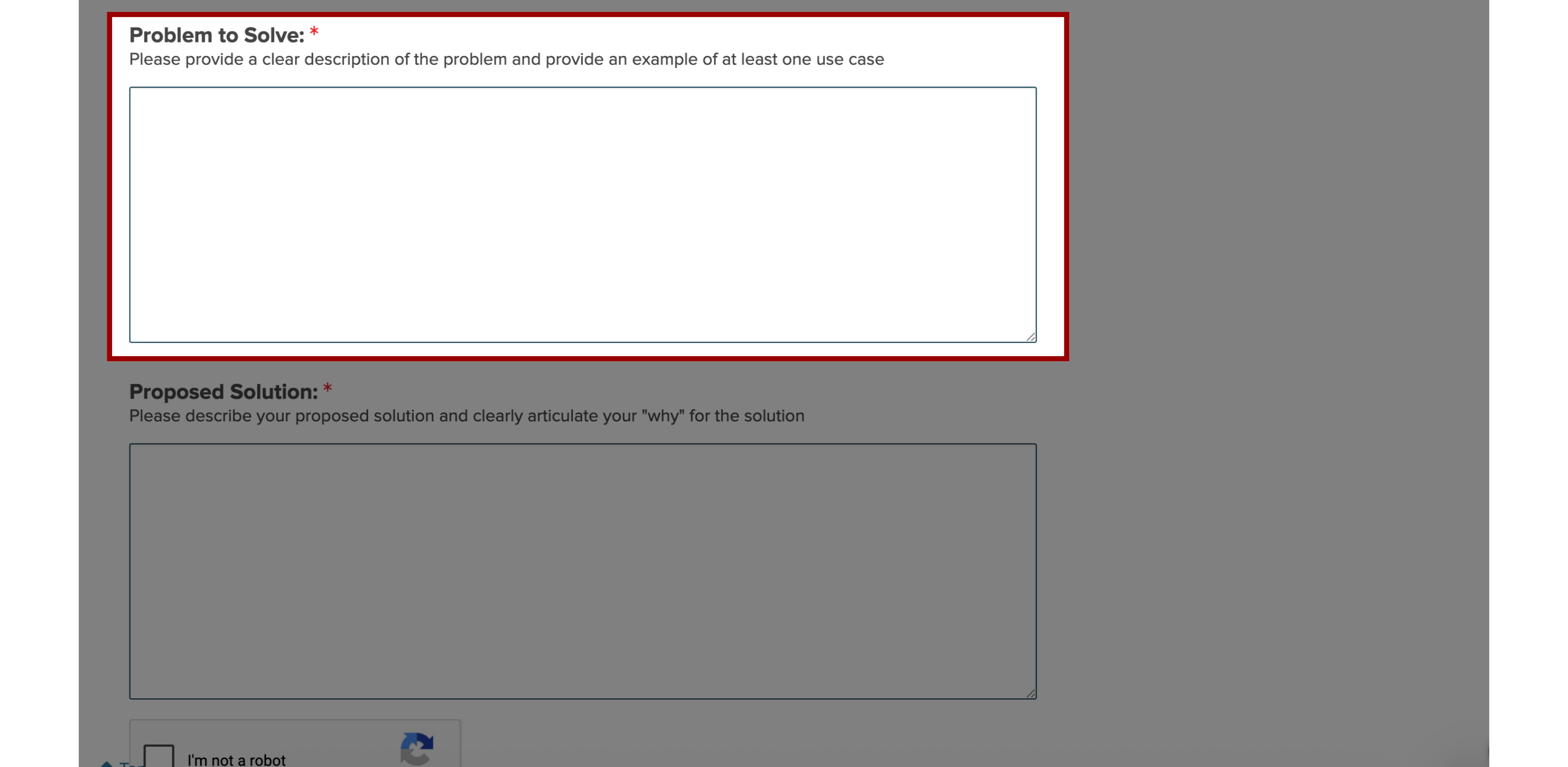Problem to Solve