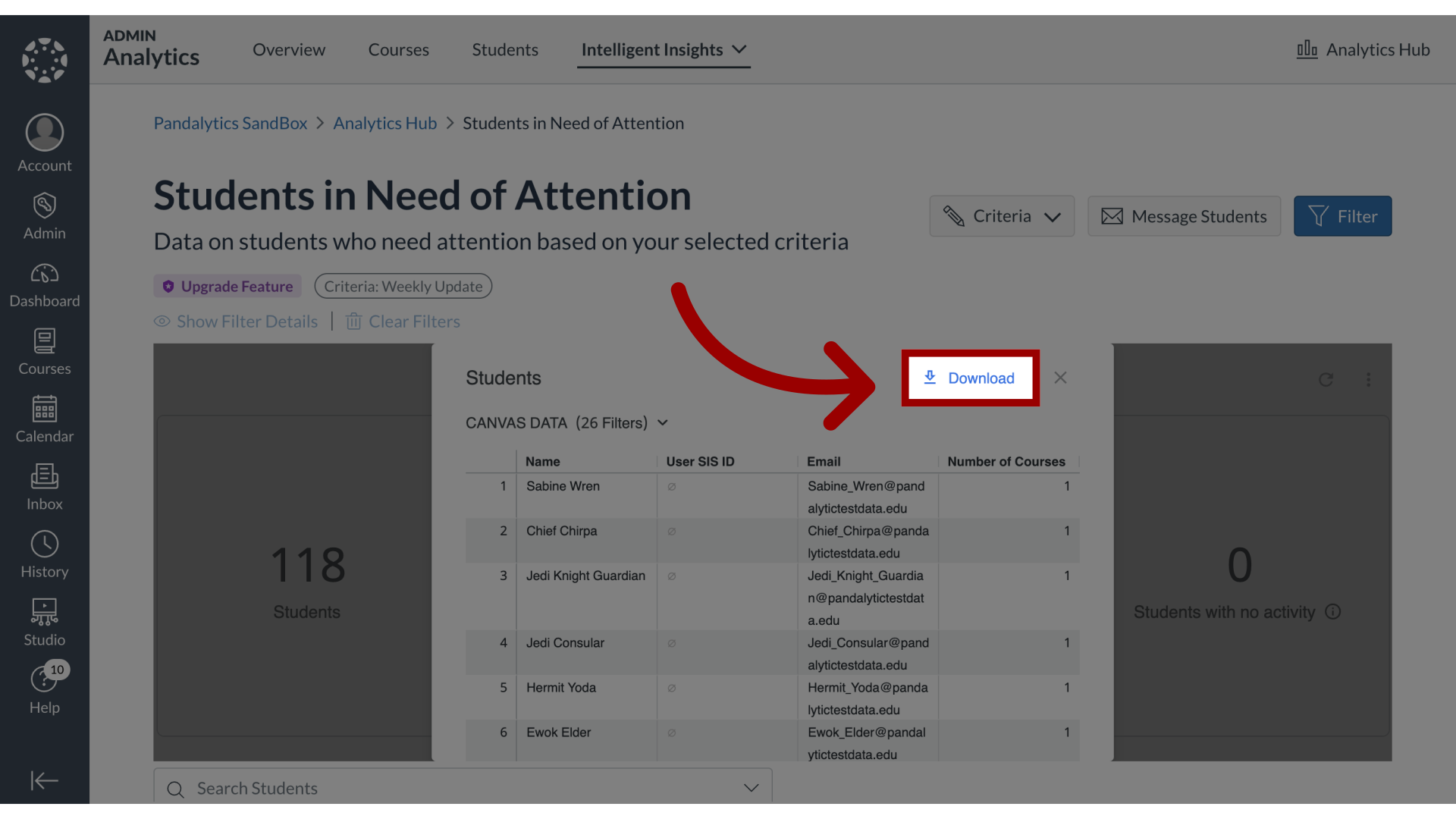 Download Students Table