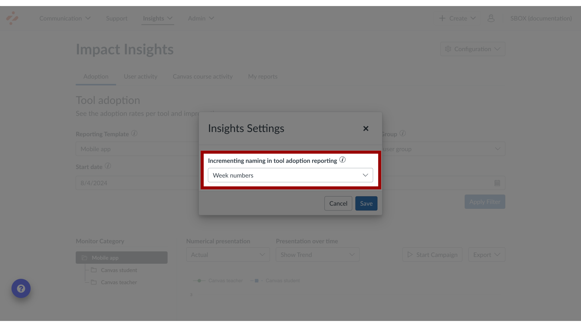 Open Incrementing Naming Options