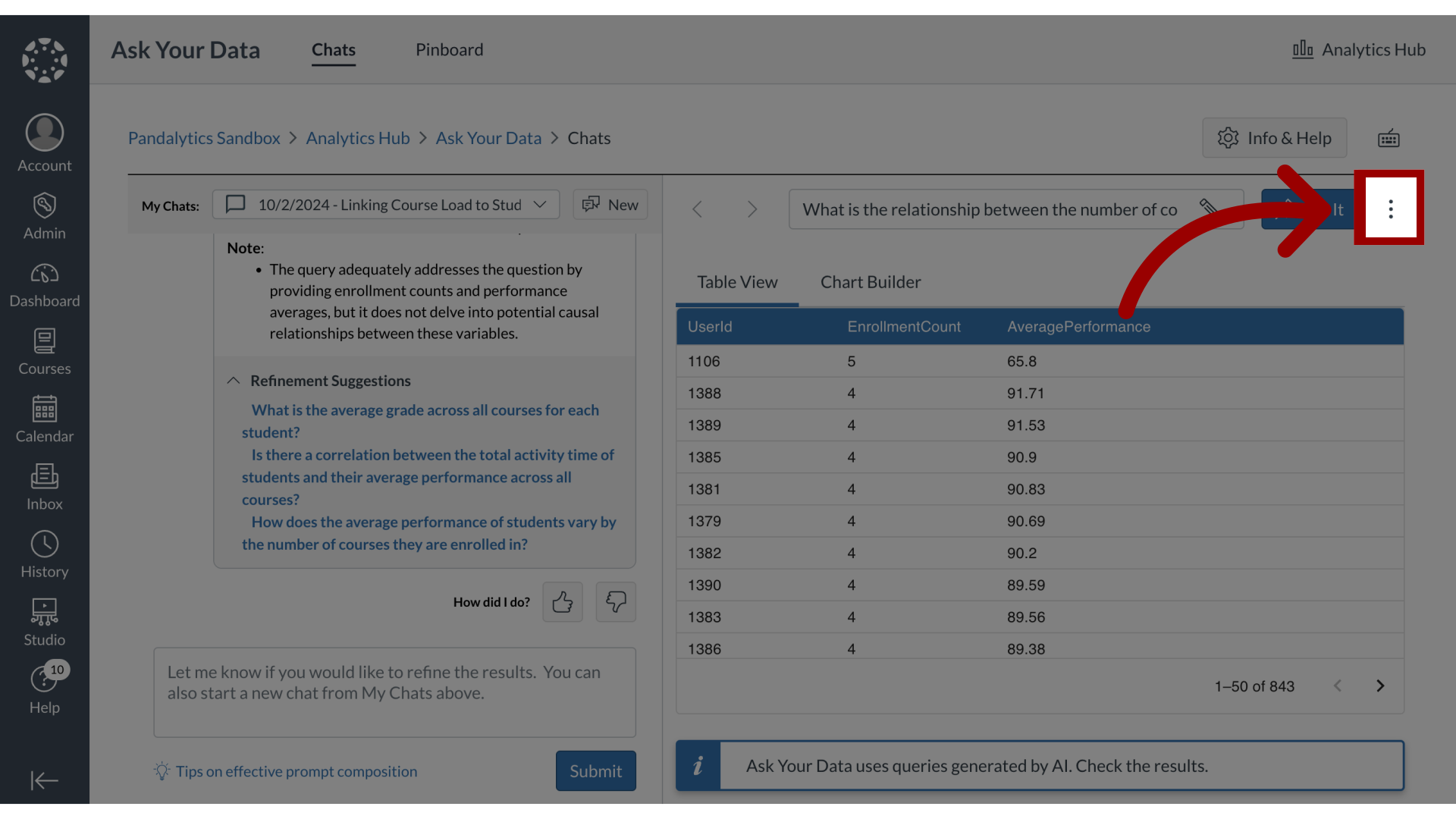 Open More Options