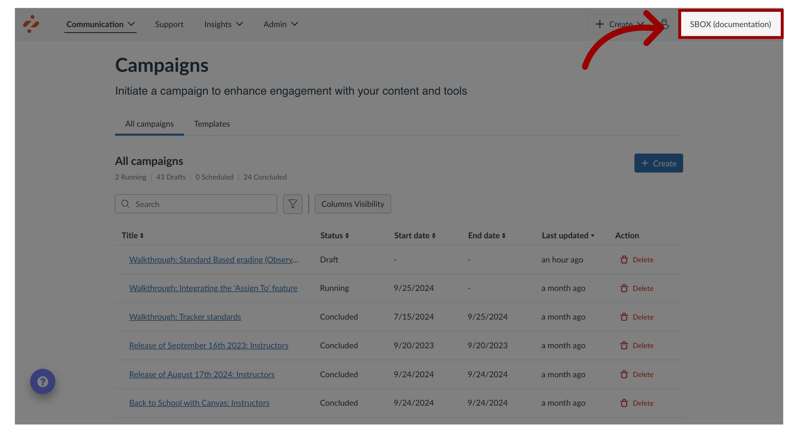 Select an Instance via Instance Configuration