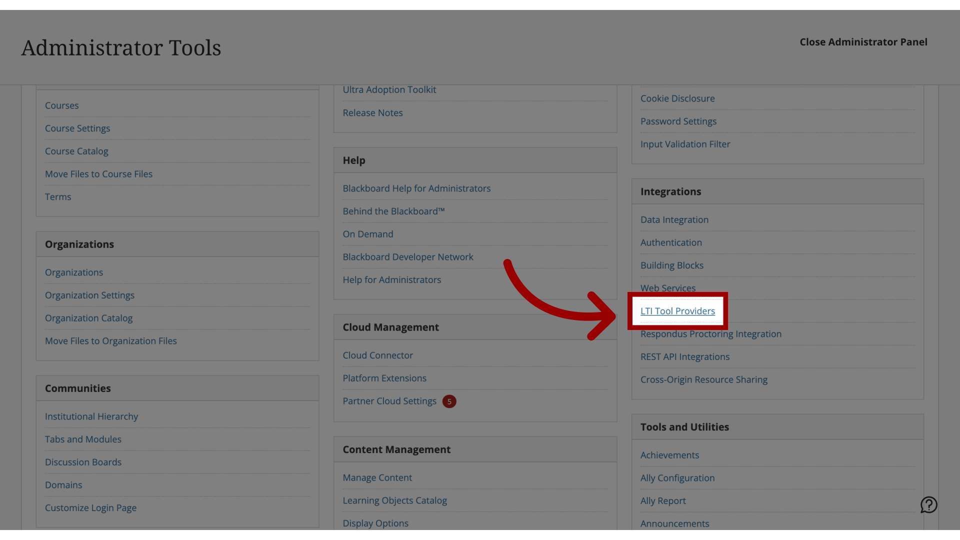 Open LTI Tool Providers