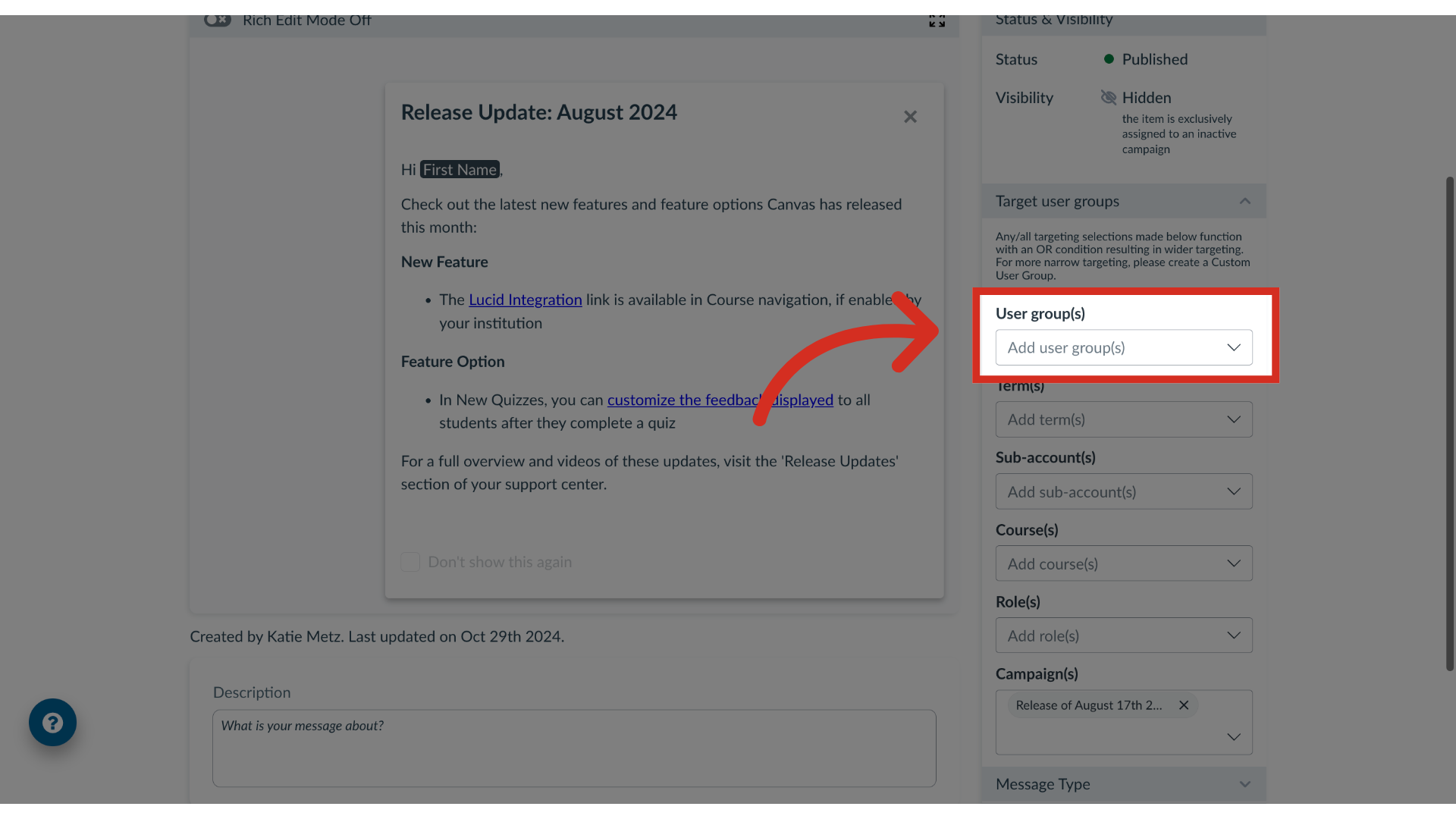 Open User Groups