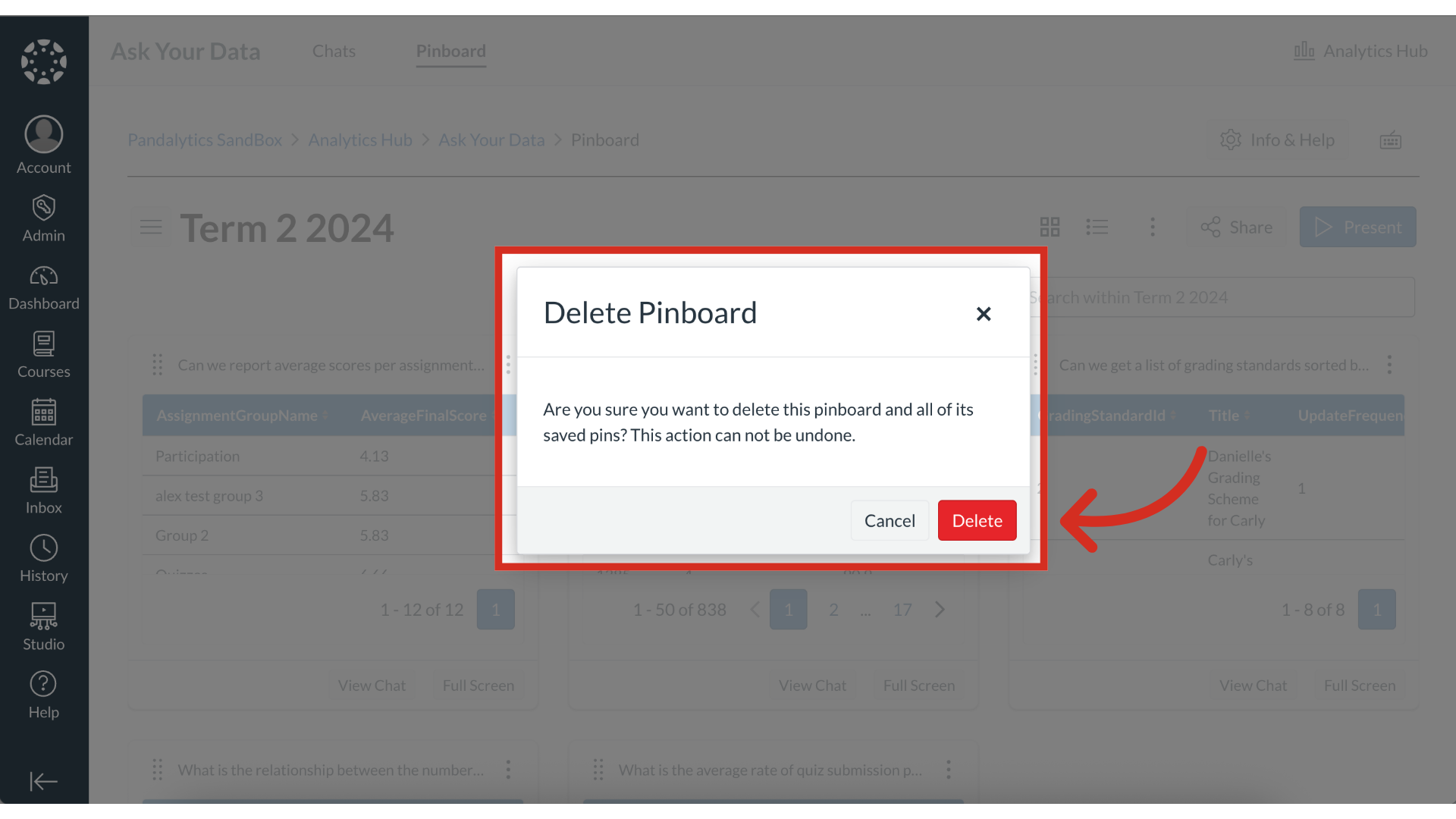 Confirm Deletion
