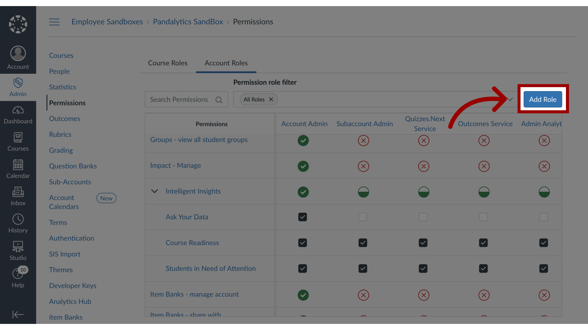Manage Individual User Role Permissions