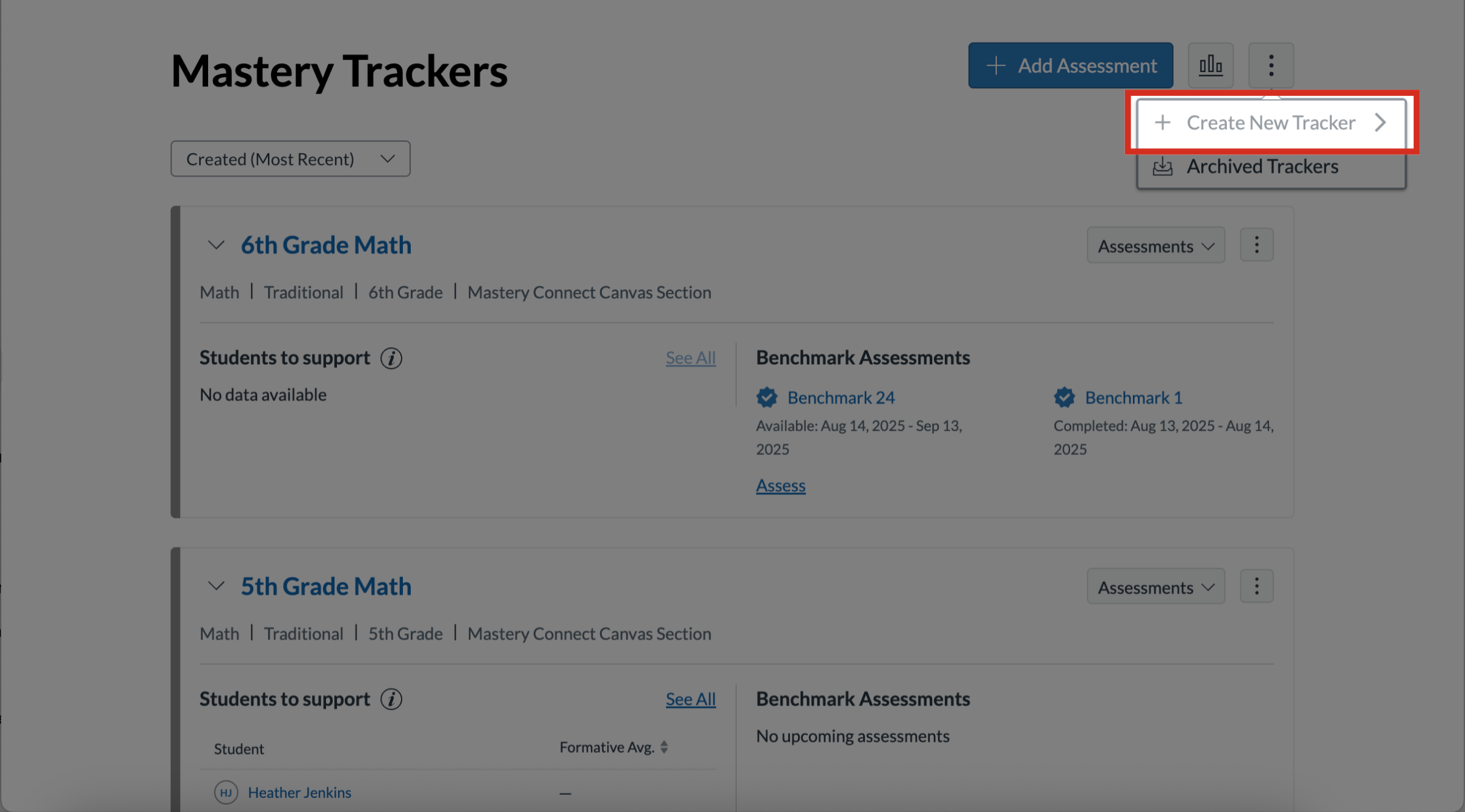 Disabled Teacher Tracker Creation