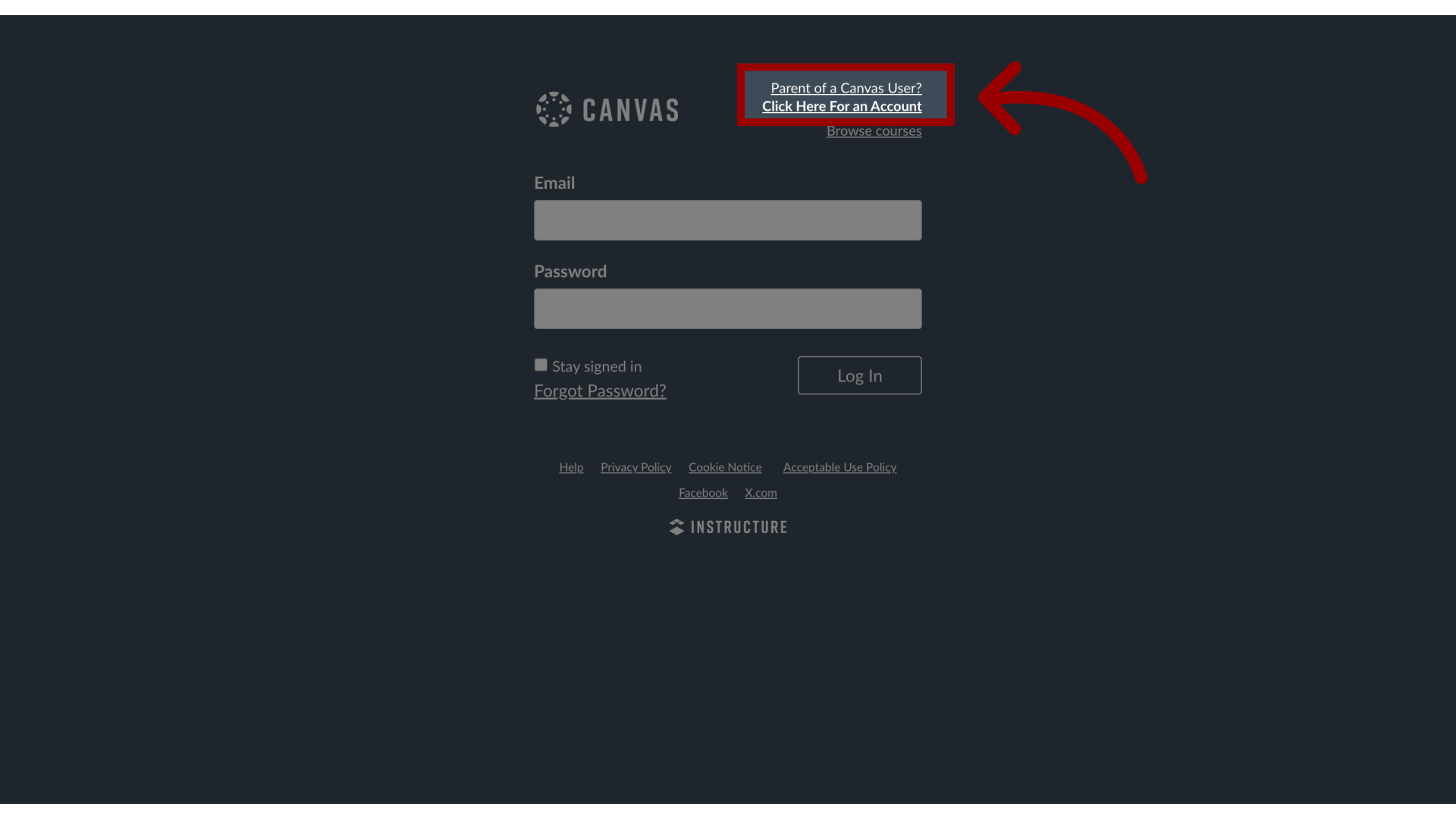 Create Canvas Account