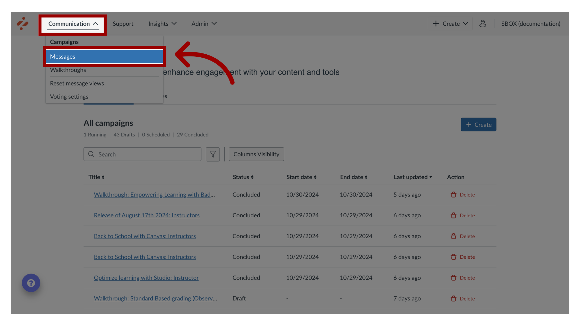 Reset Individual Message Views