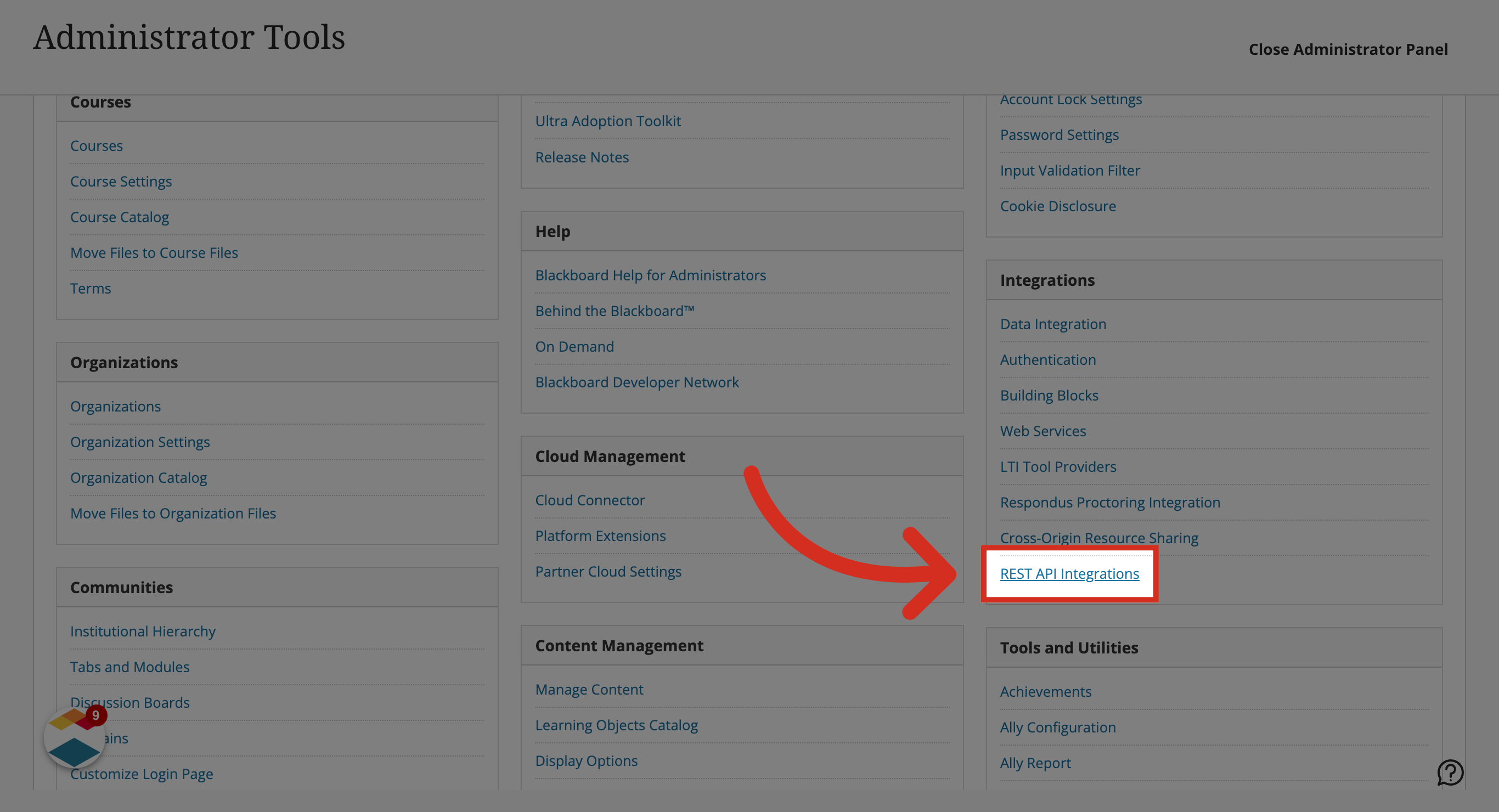 Open REST API Integrations