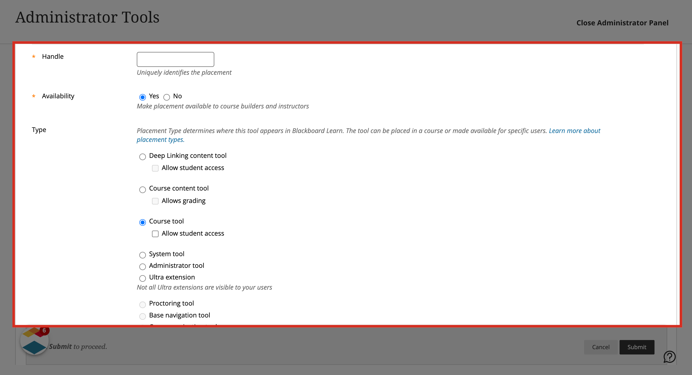Enter Remaining Placement Information