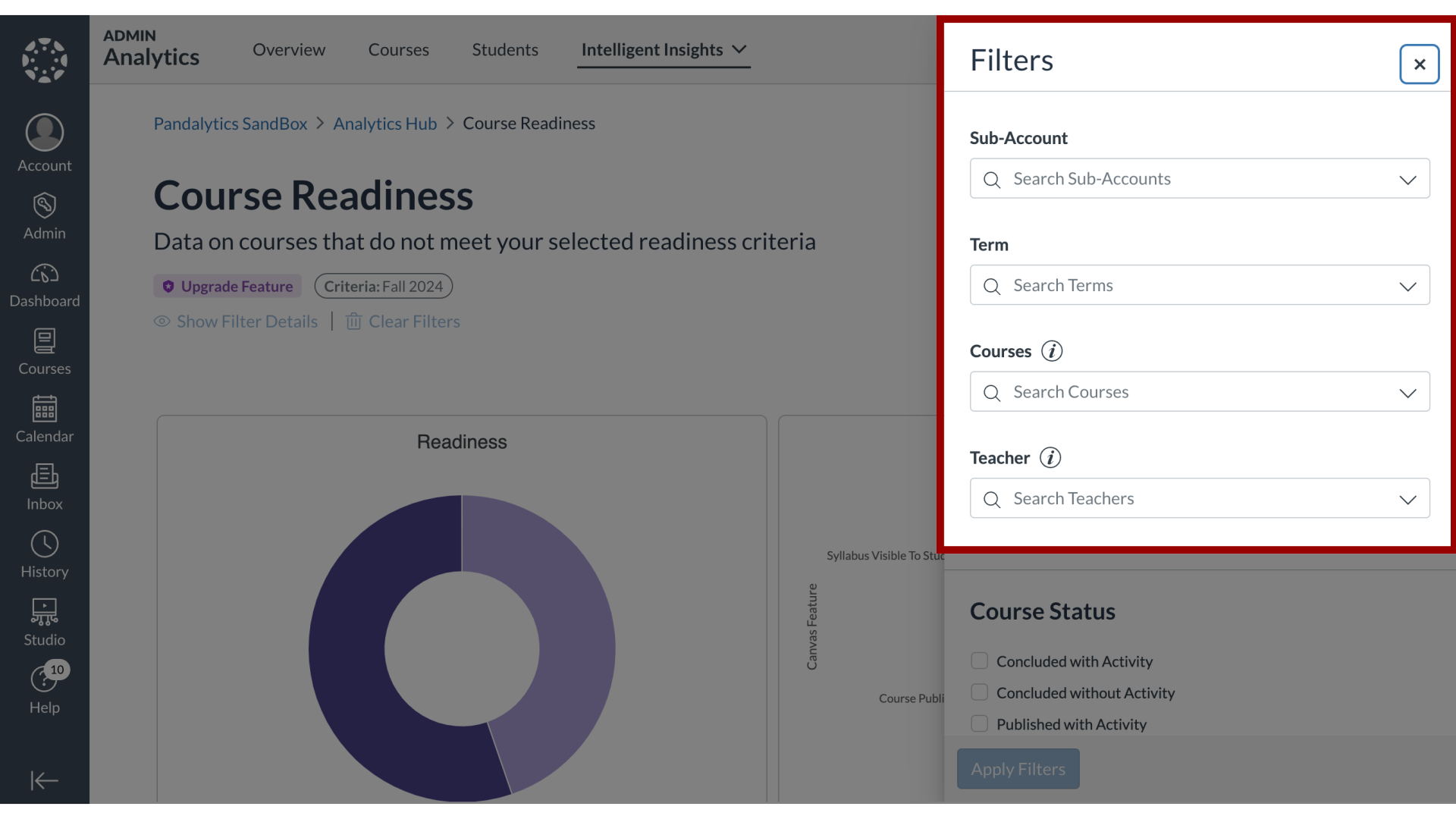 View Filter Options