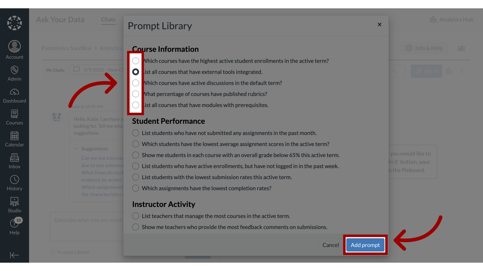 Add Prompt