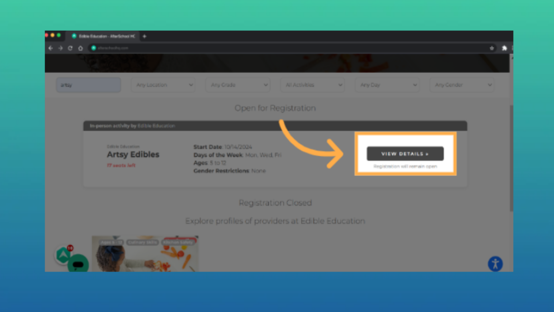 Select 'View Details'