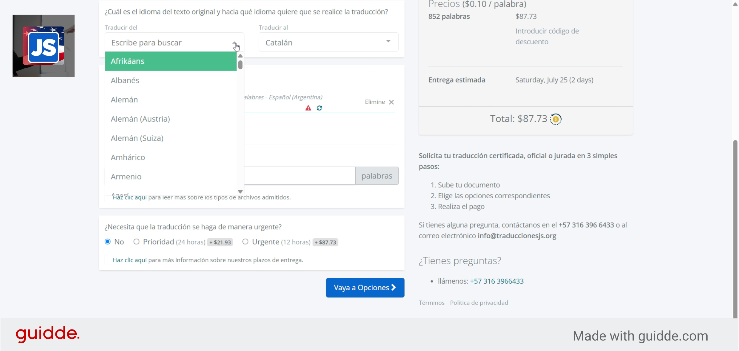 Ingresar Código De Idioma