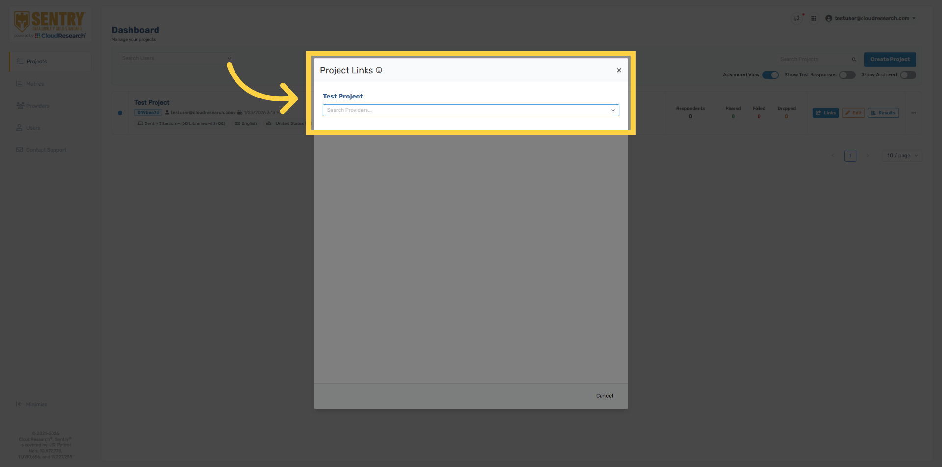 Select Provider Links