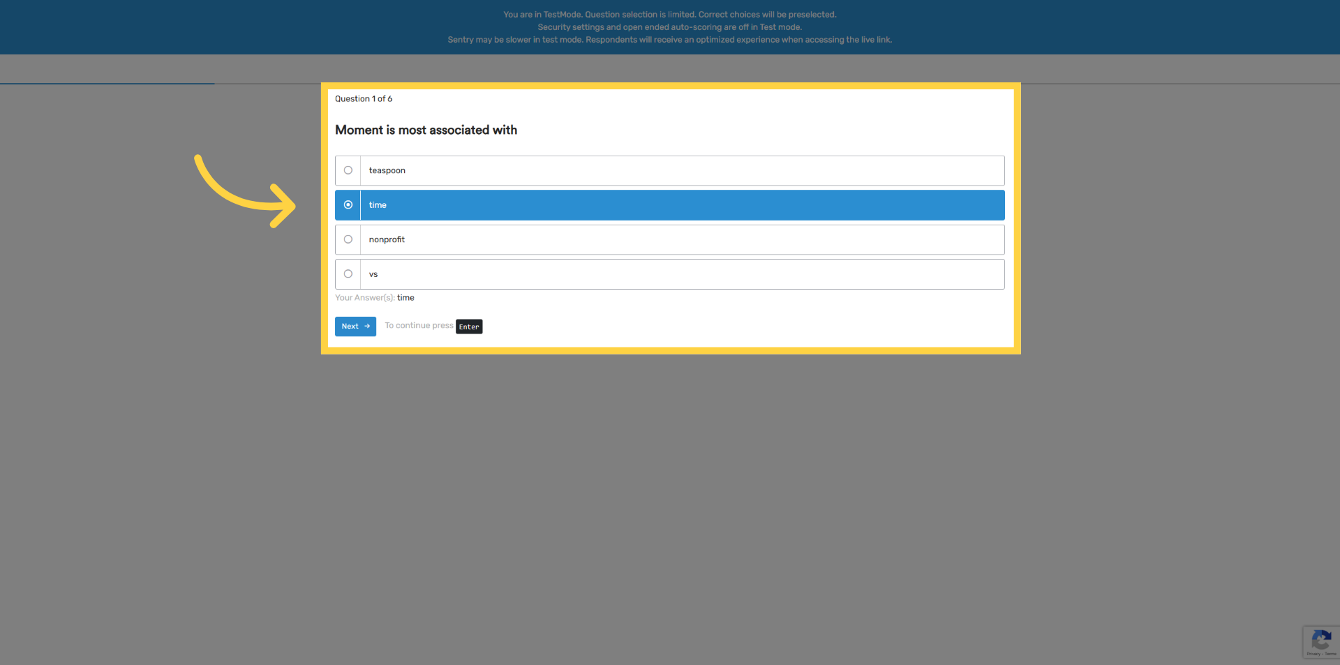 Correct Answers Highlighted