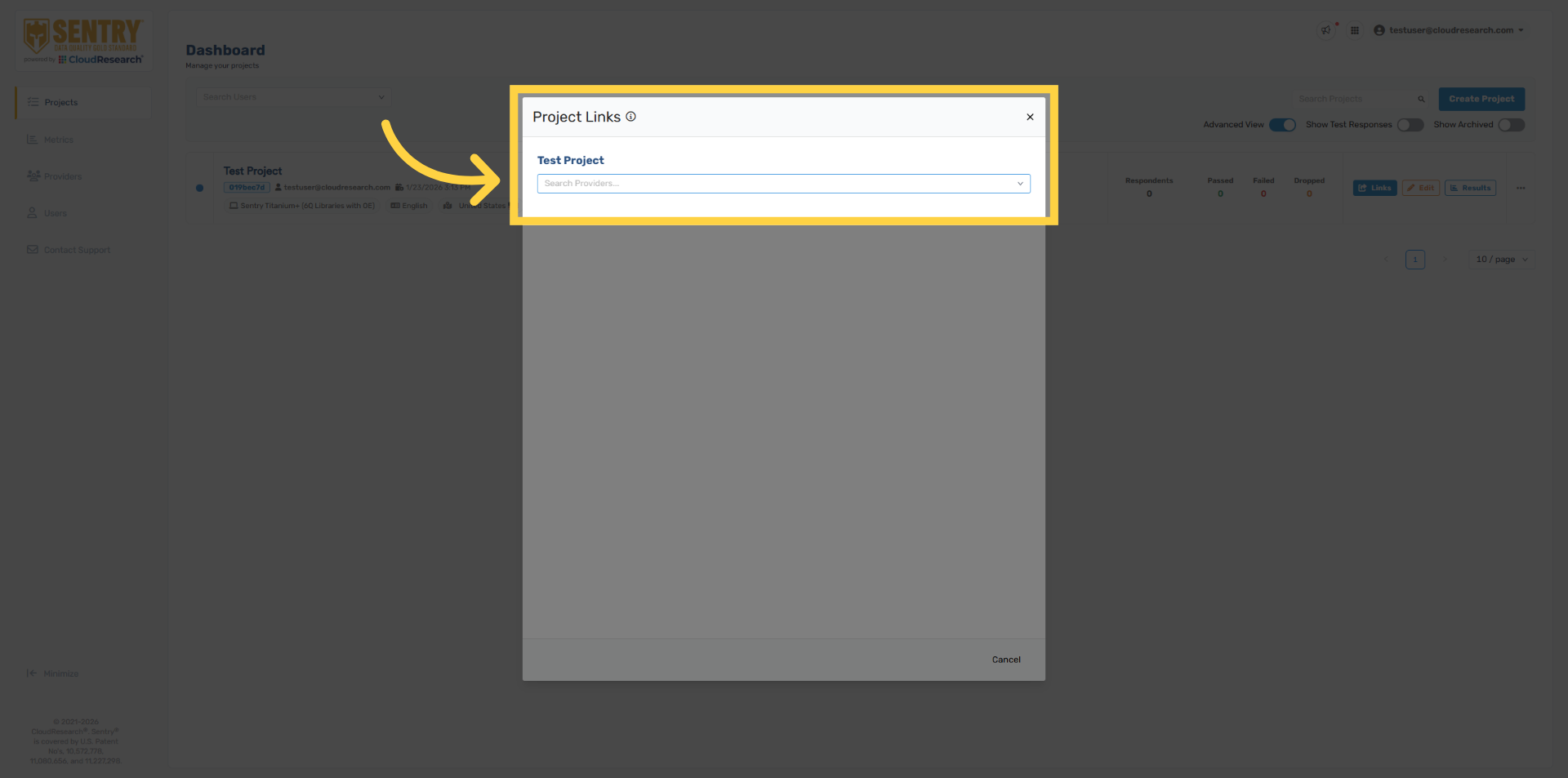 Select Provider Links