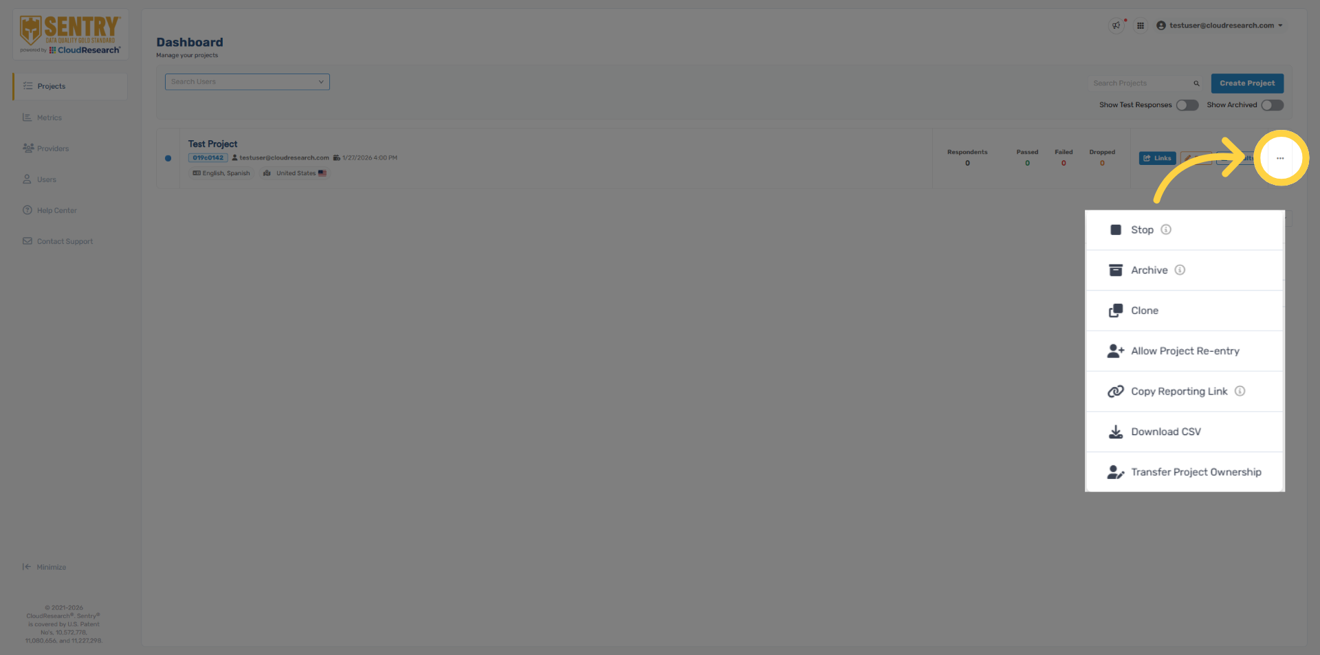 Project Ellipsis Options