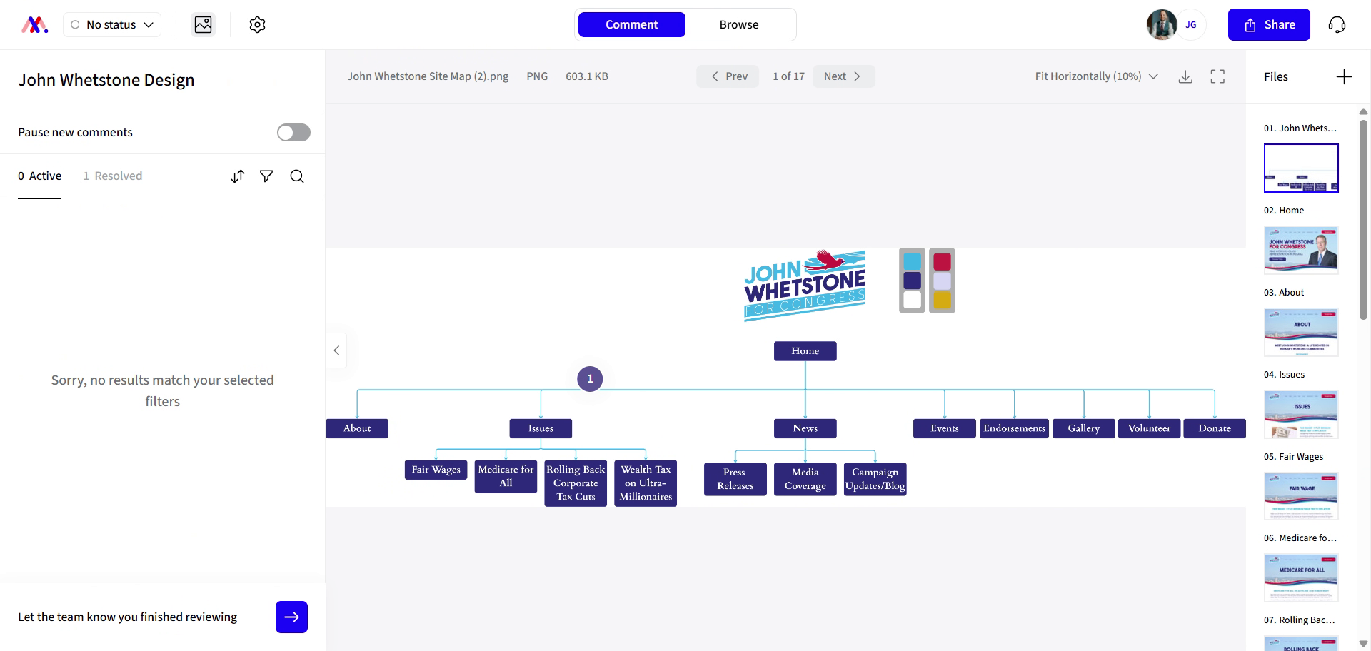 Click Resolve Button