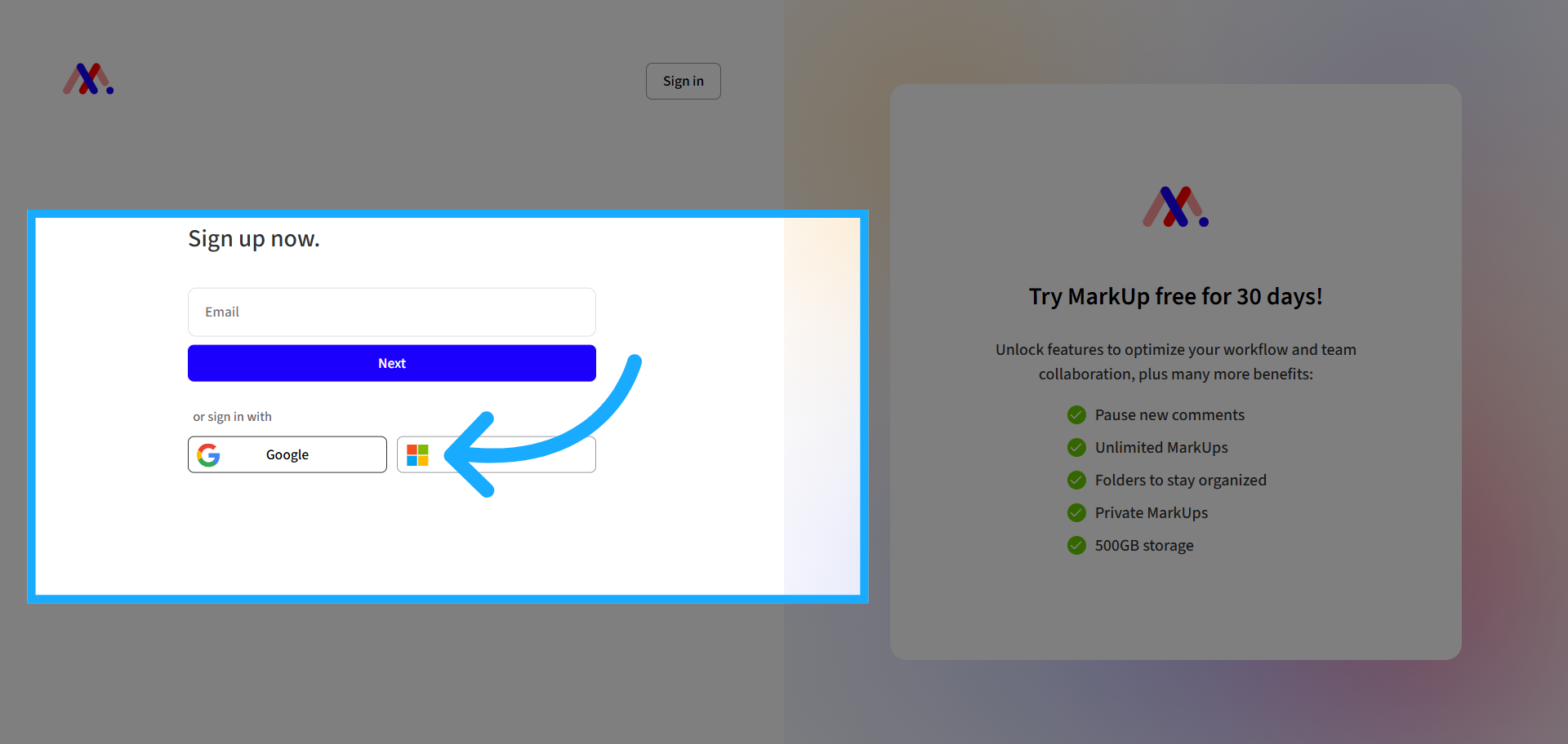 Select Your Login Method
