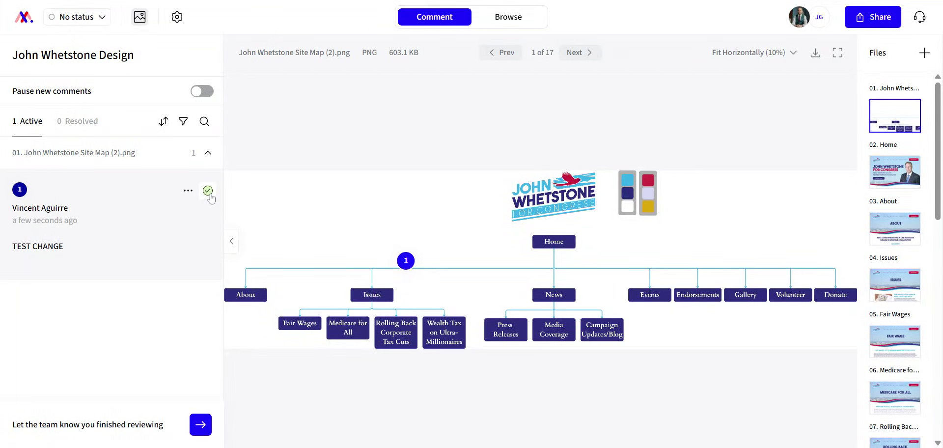 Mark Items as Resolved