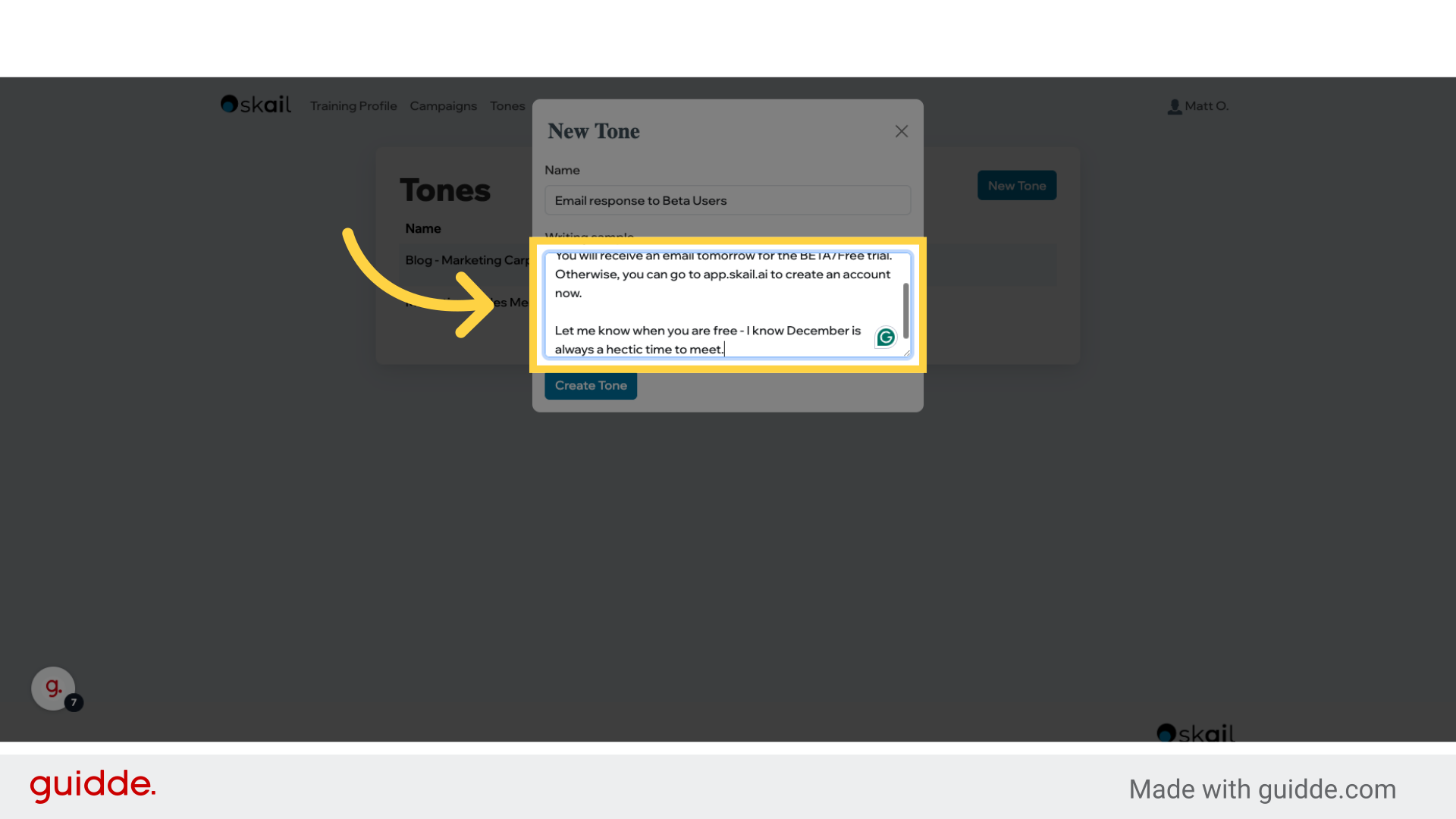 Fill in this section by pasting the copied text. By right clicking and selecting paste.