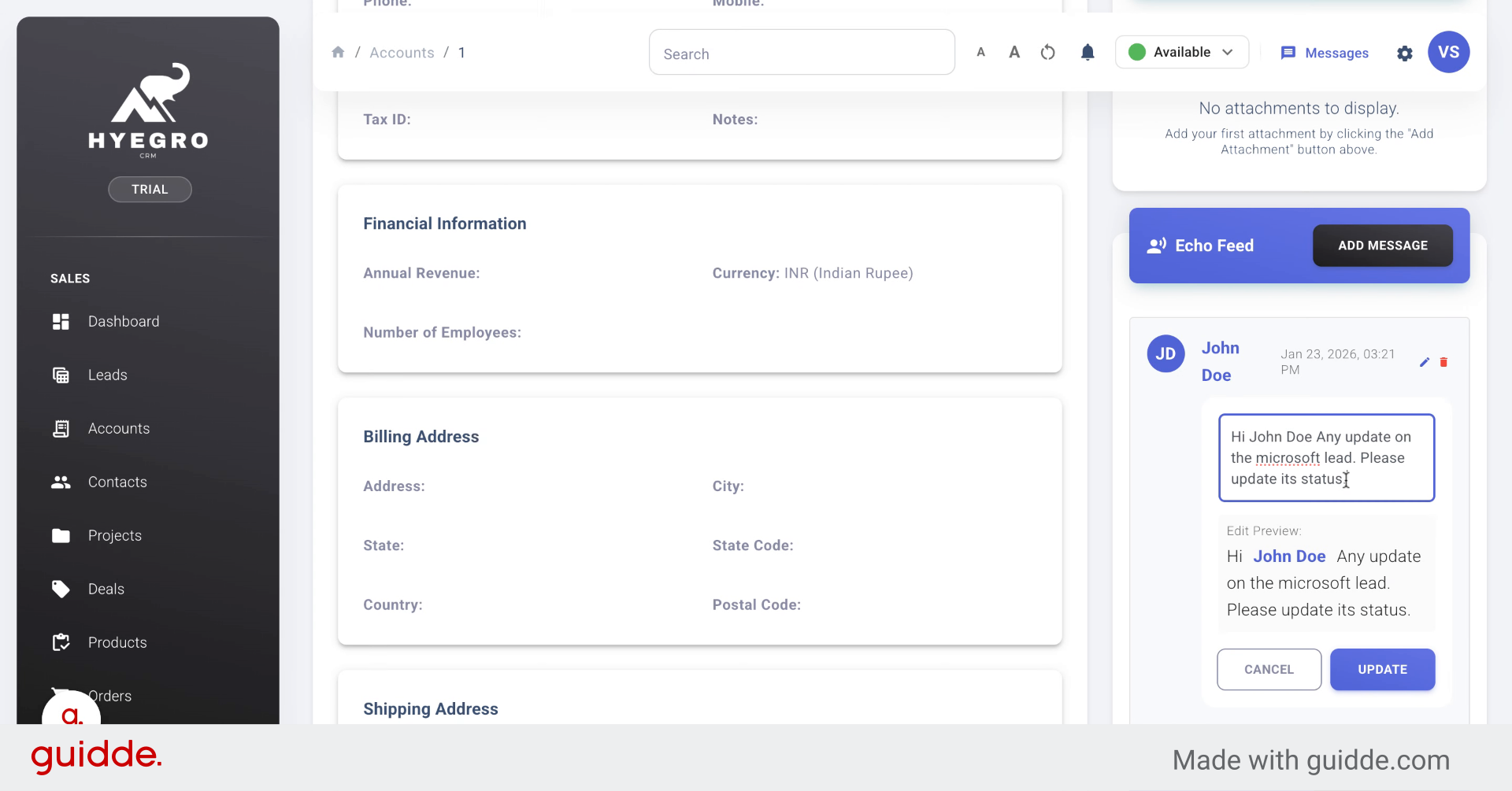 Edit Message Content