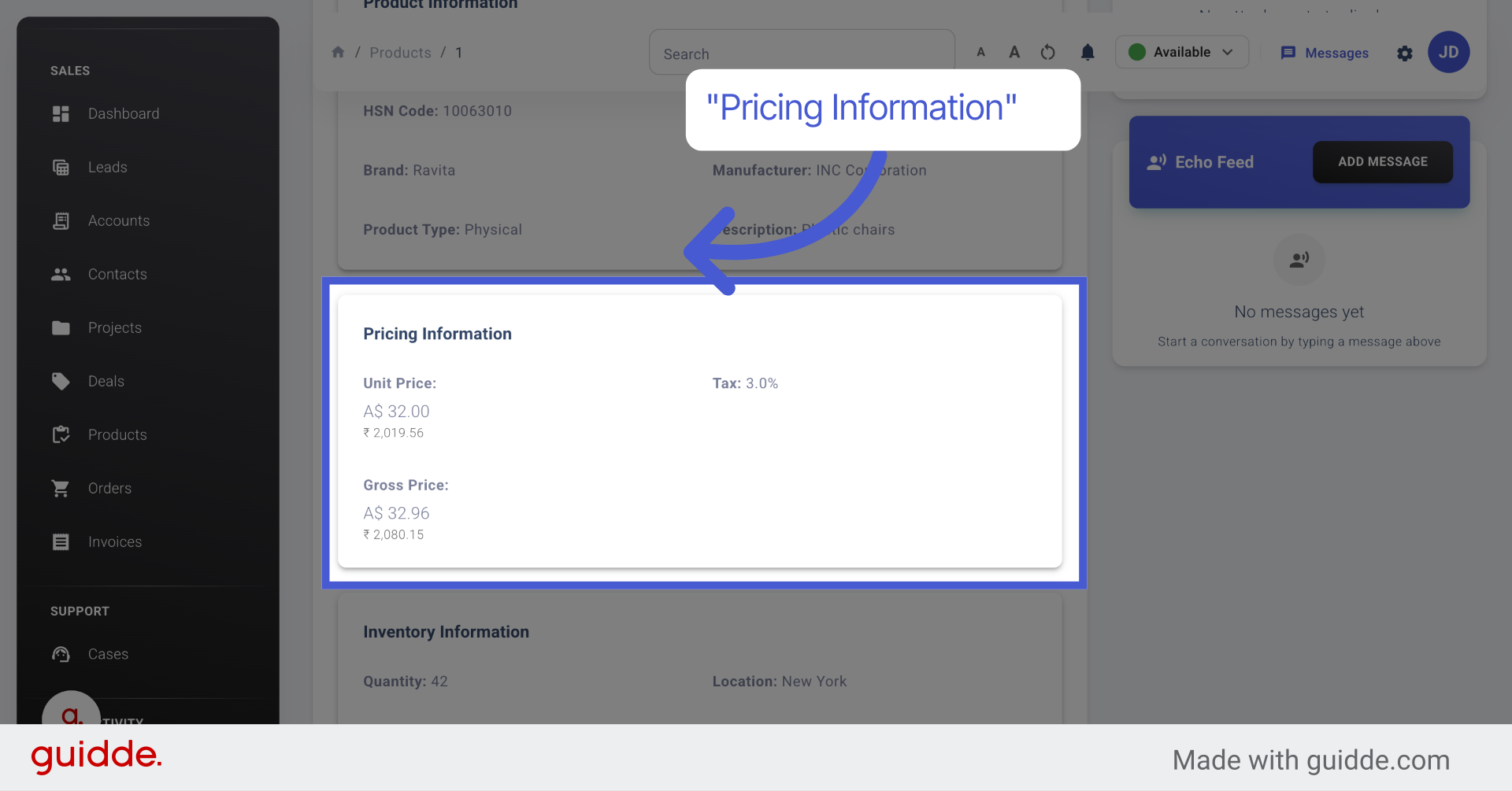 View Pricing Information