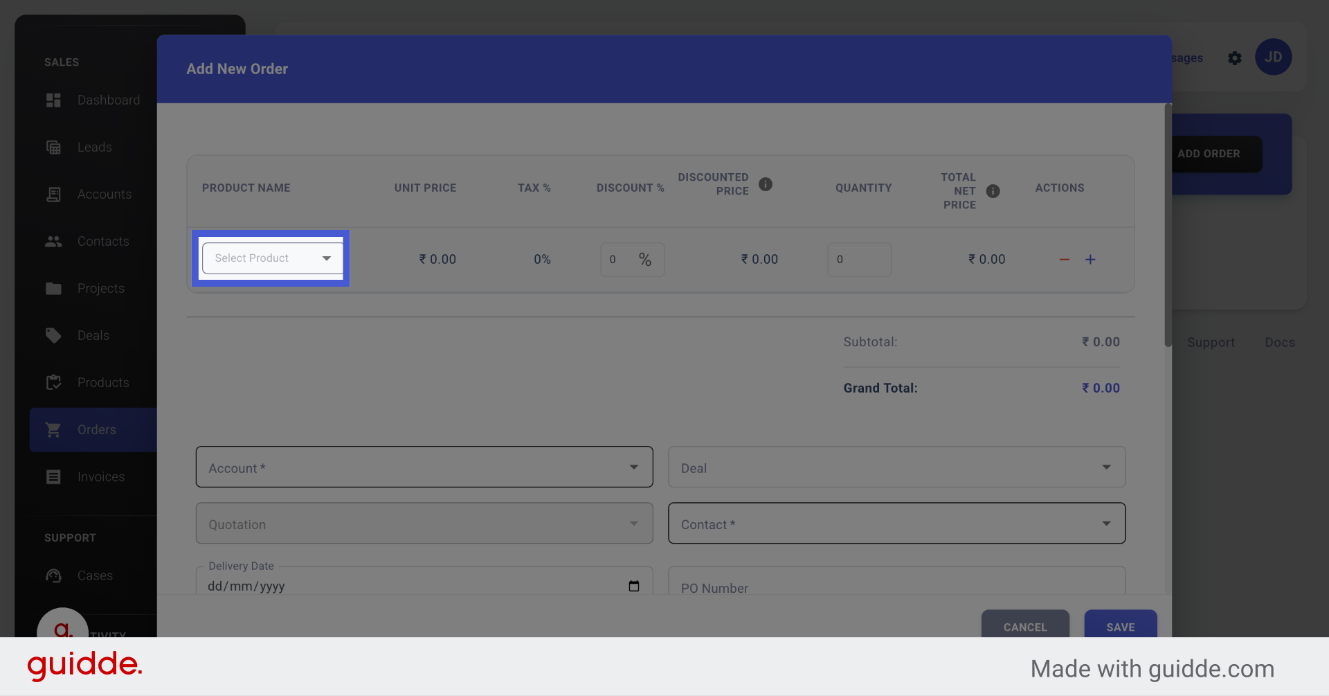 Open Product Selection