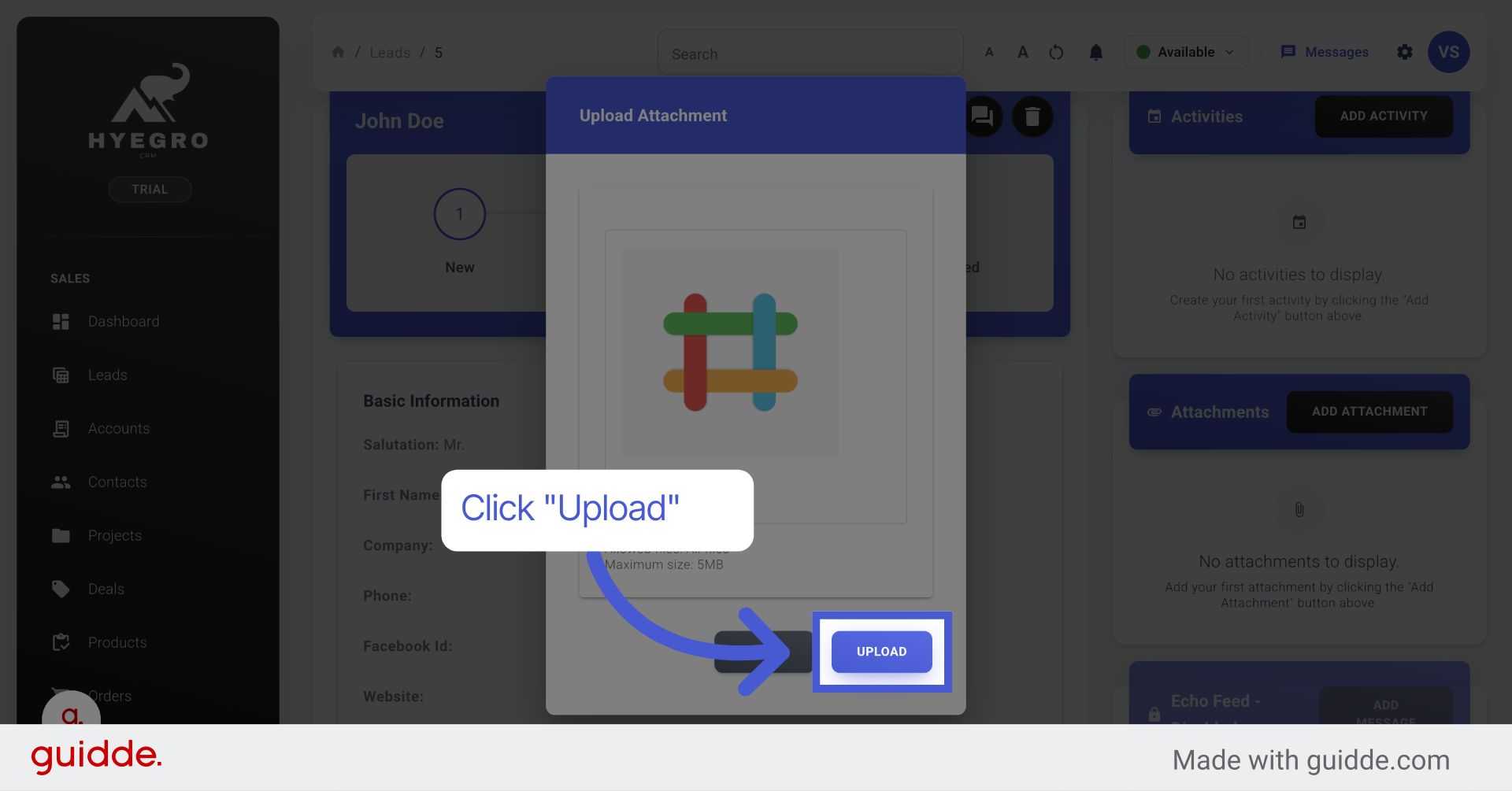 Upload Selected File