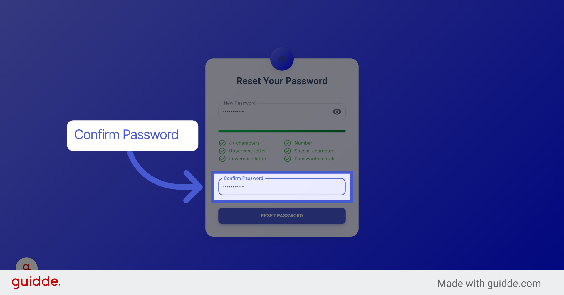 Re-enter New Password