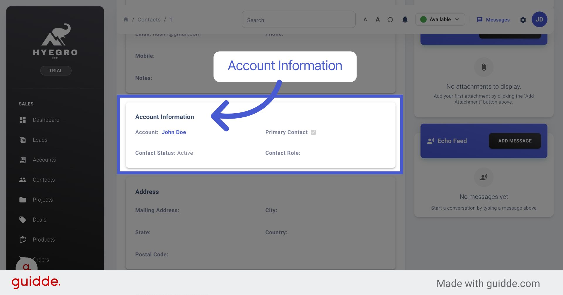 Account Information