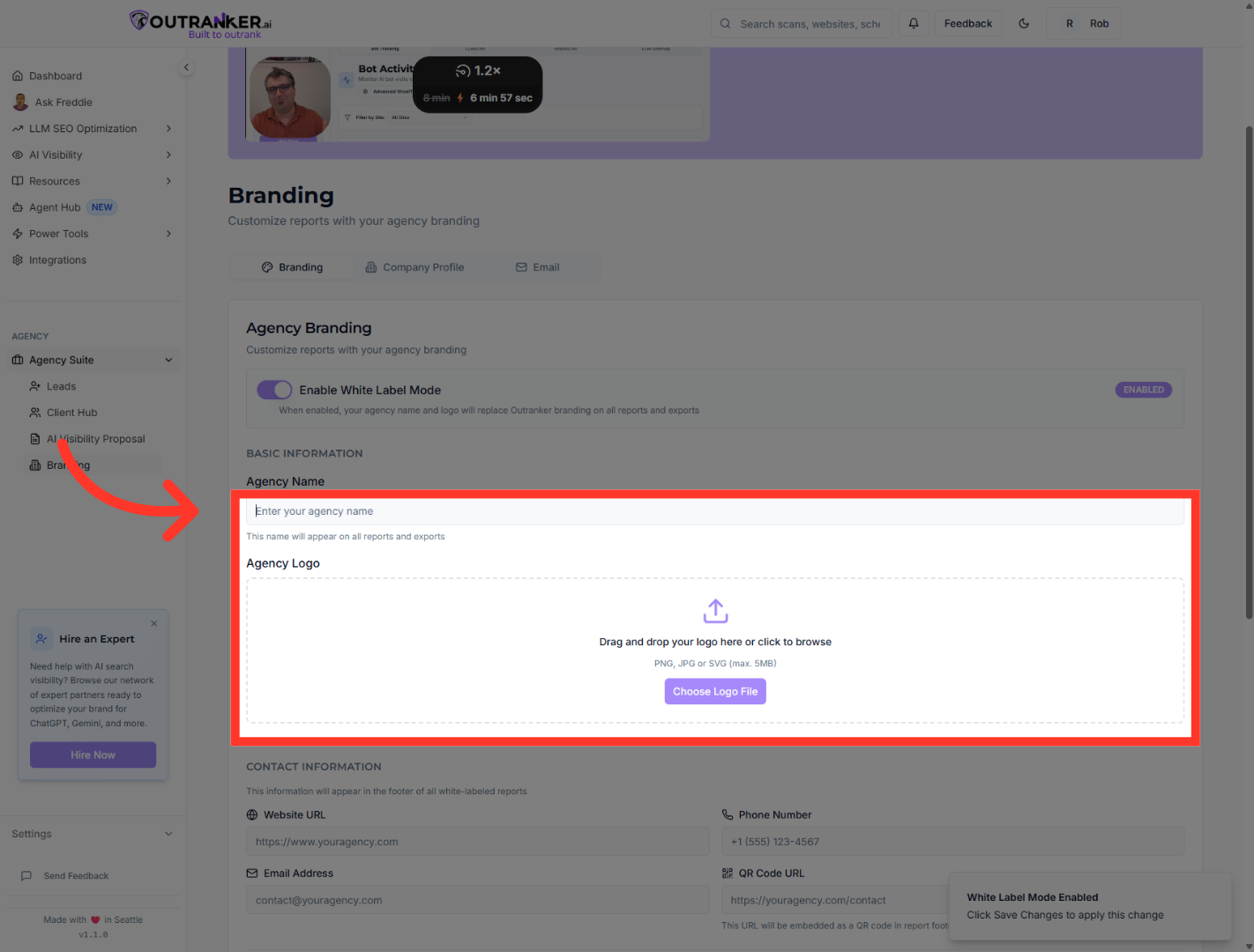 Select Agency Name Field