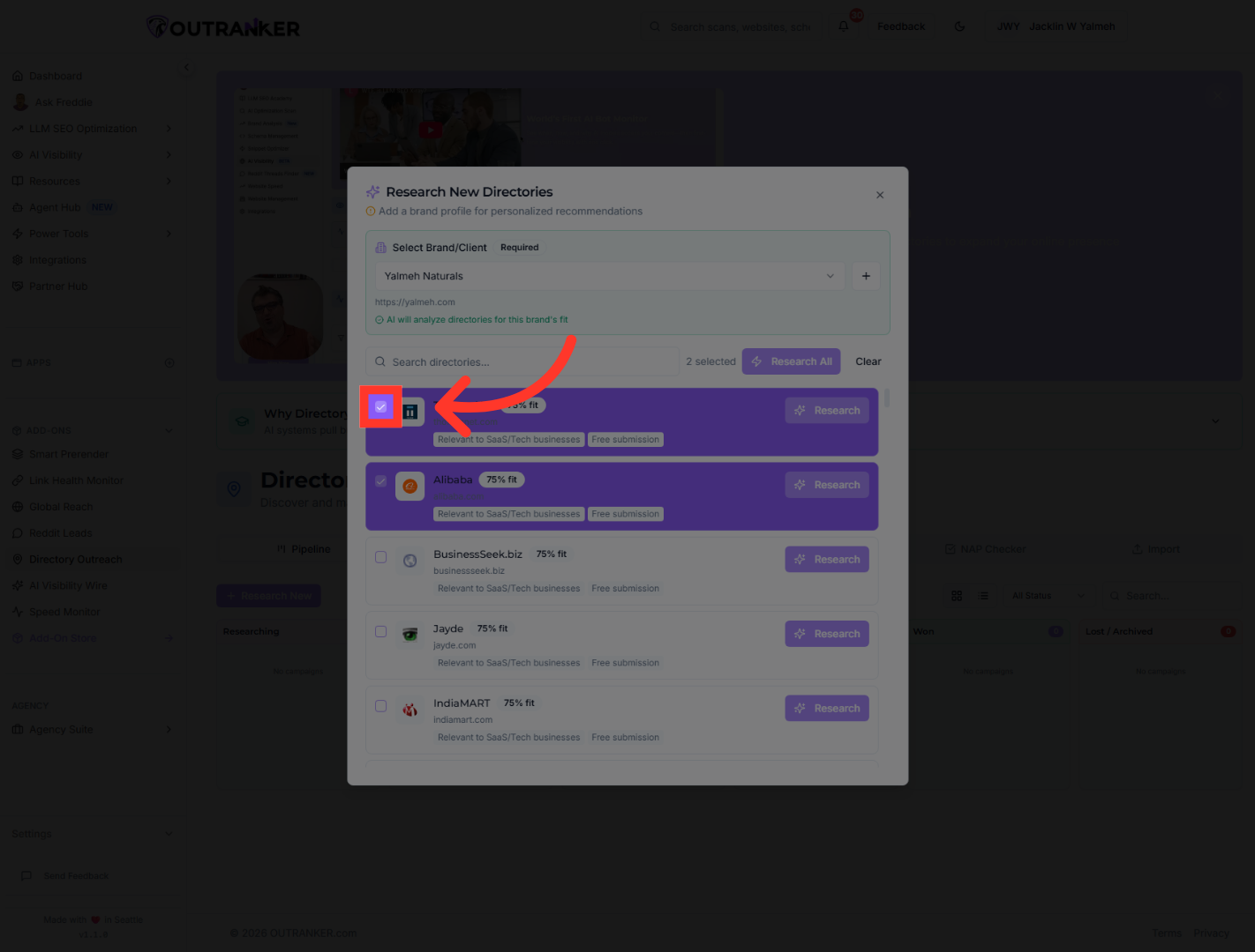 Re-select ThomasNet Directory
