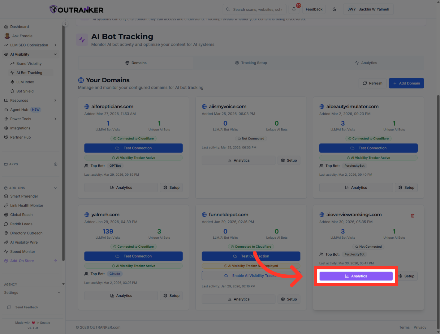 Open Analytics Section
