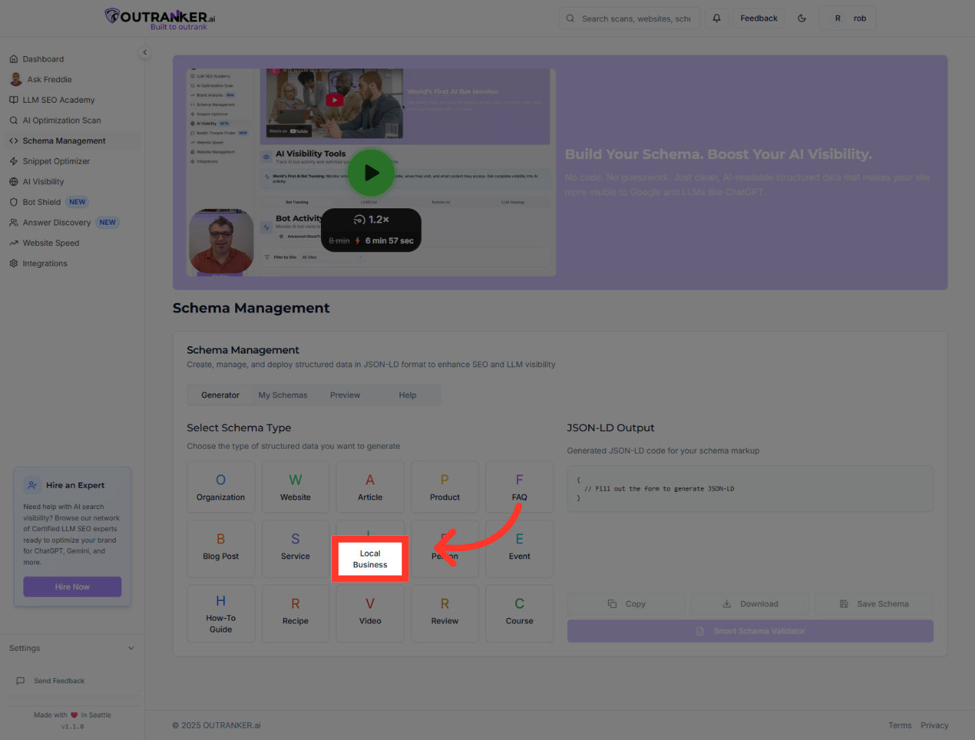 Click 'Local Business'