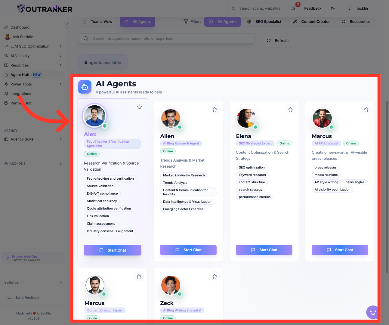 Select Research Verification Team