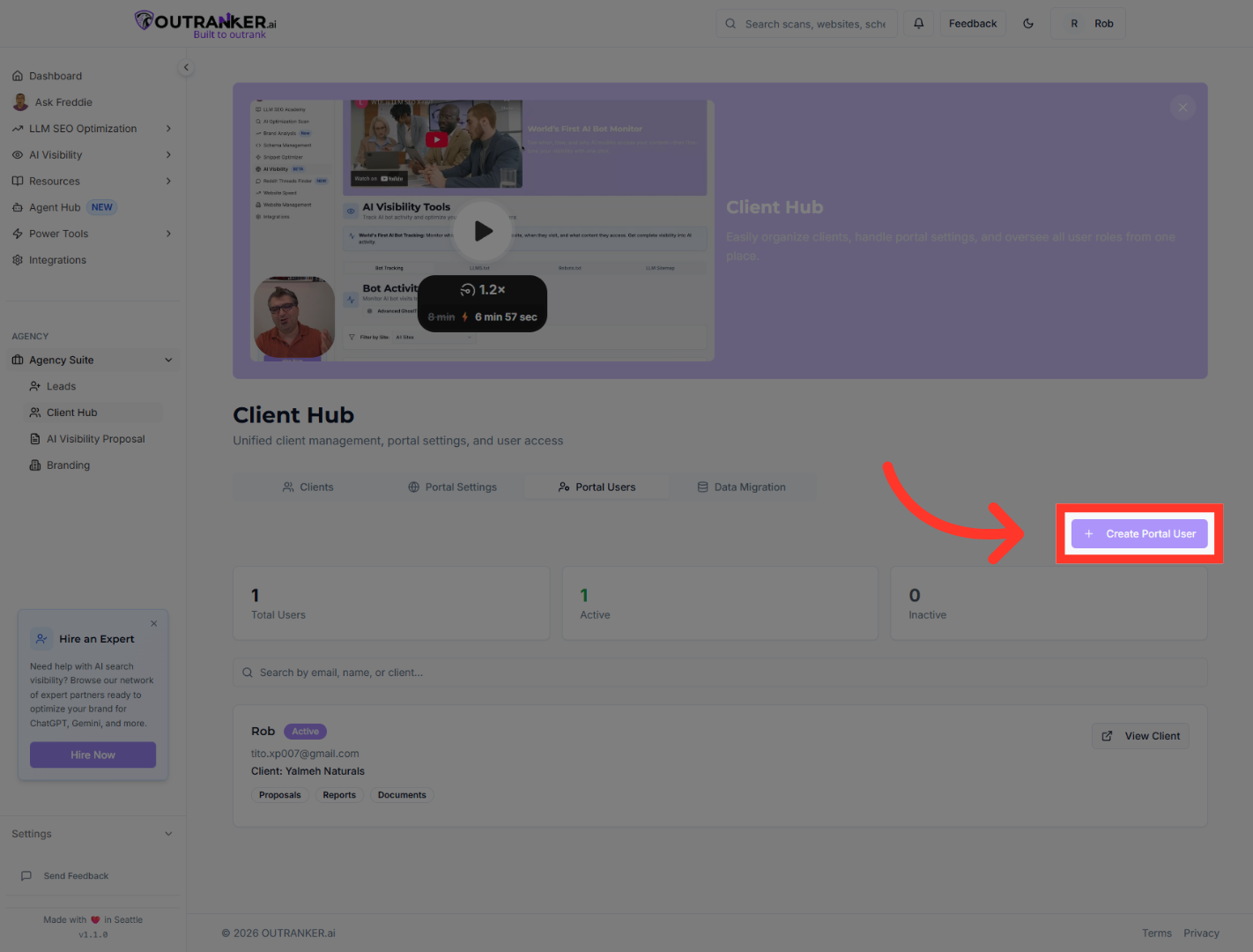 Initiate User Creation