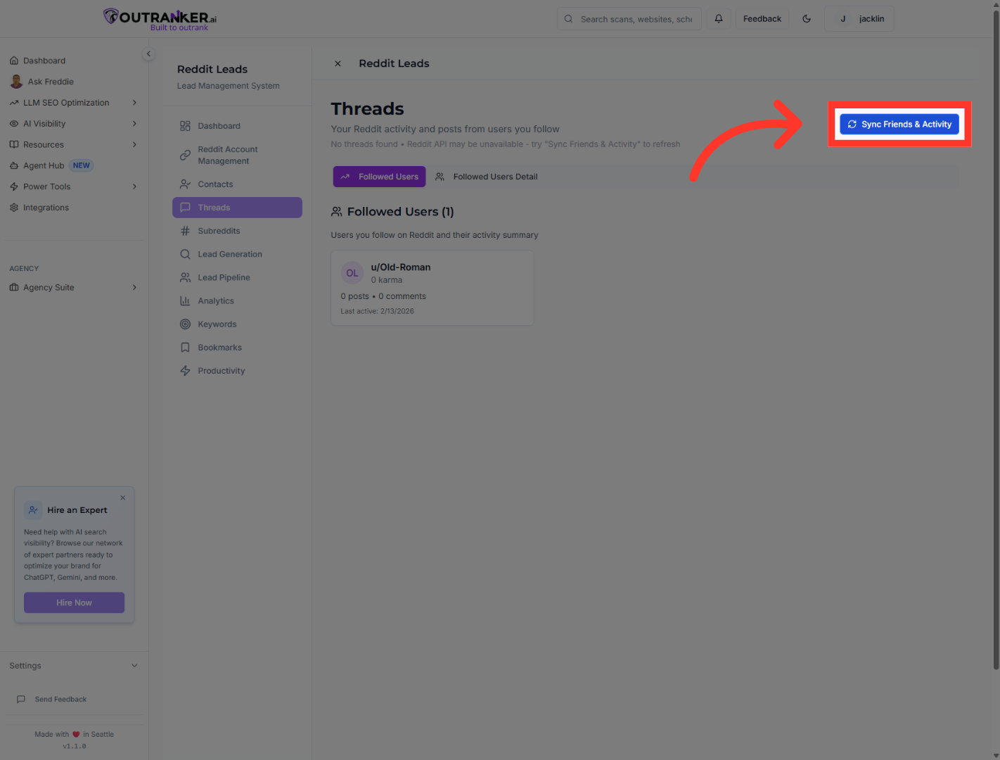 Sync Friends And Activity
