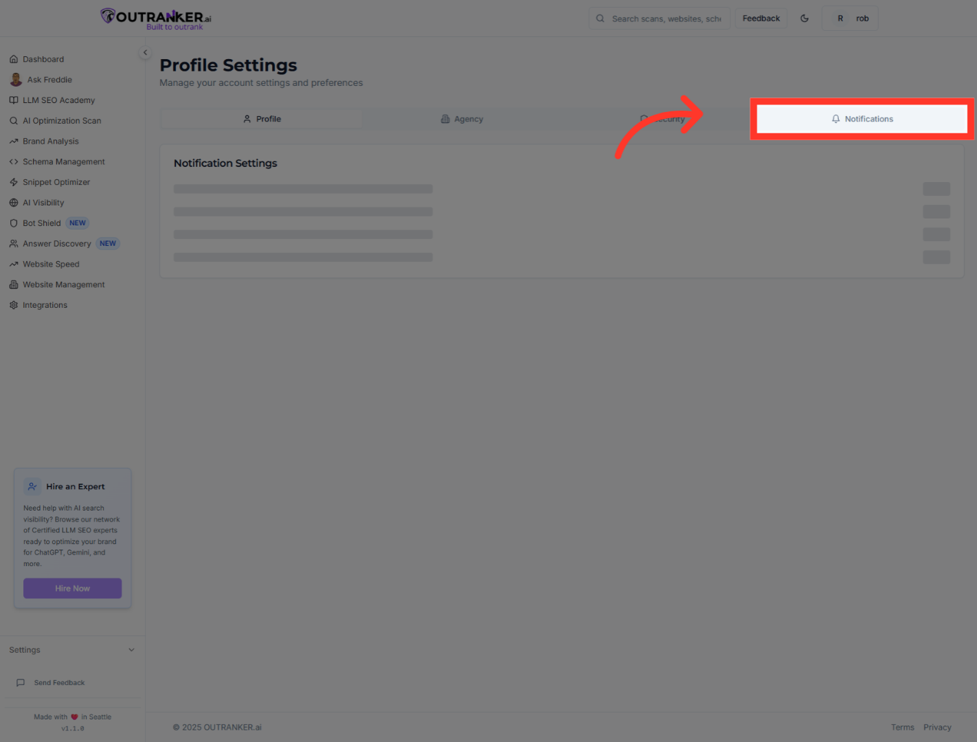 Click 'Notifications'