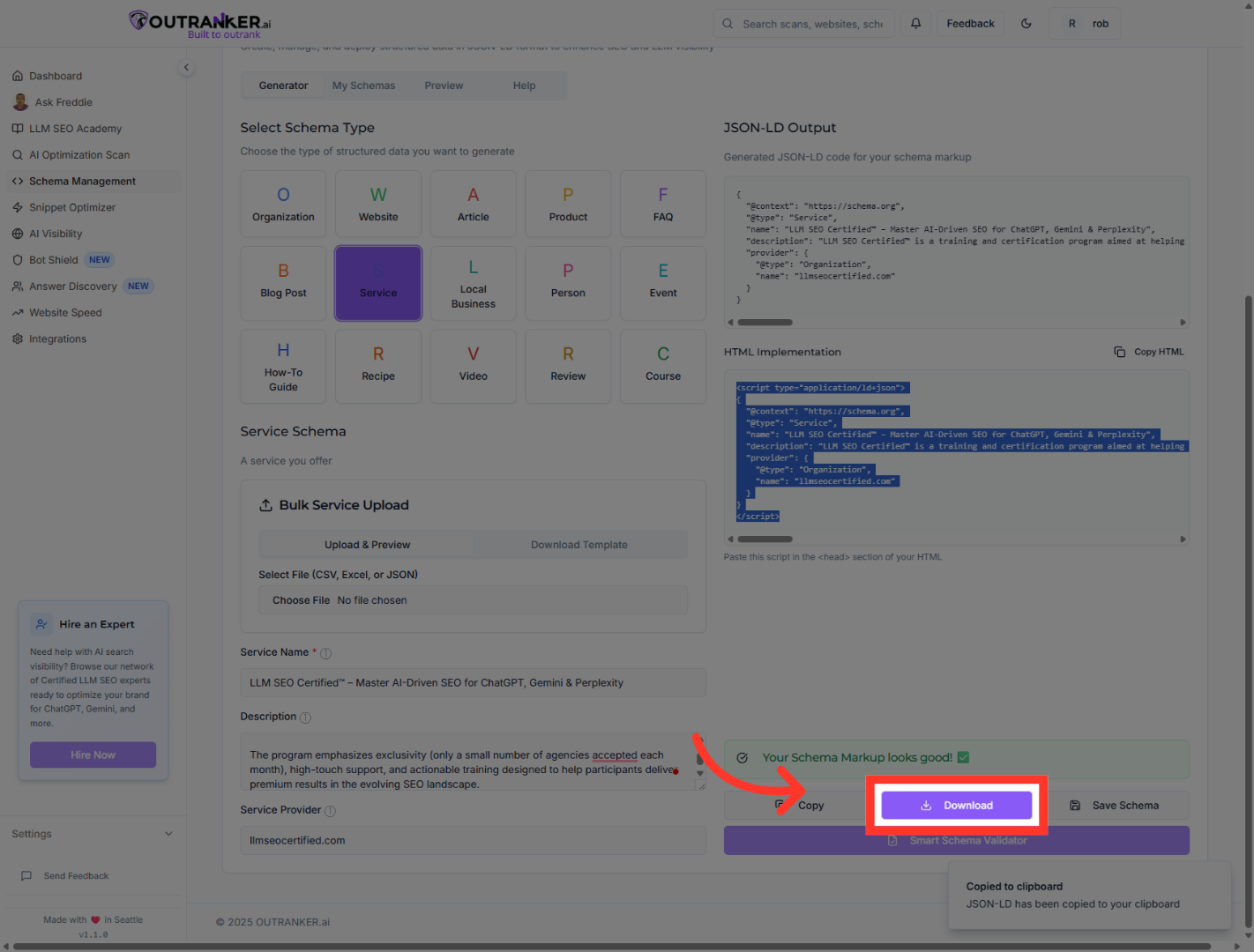 Click 'DownloadDownload'