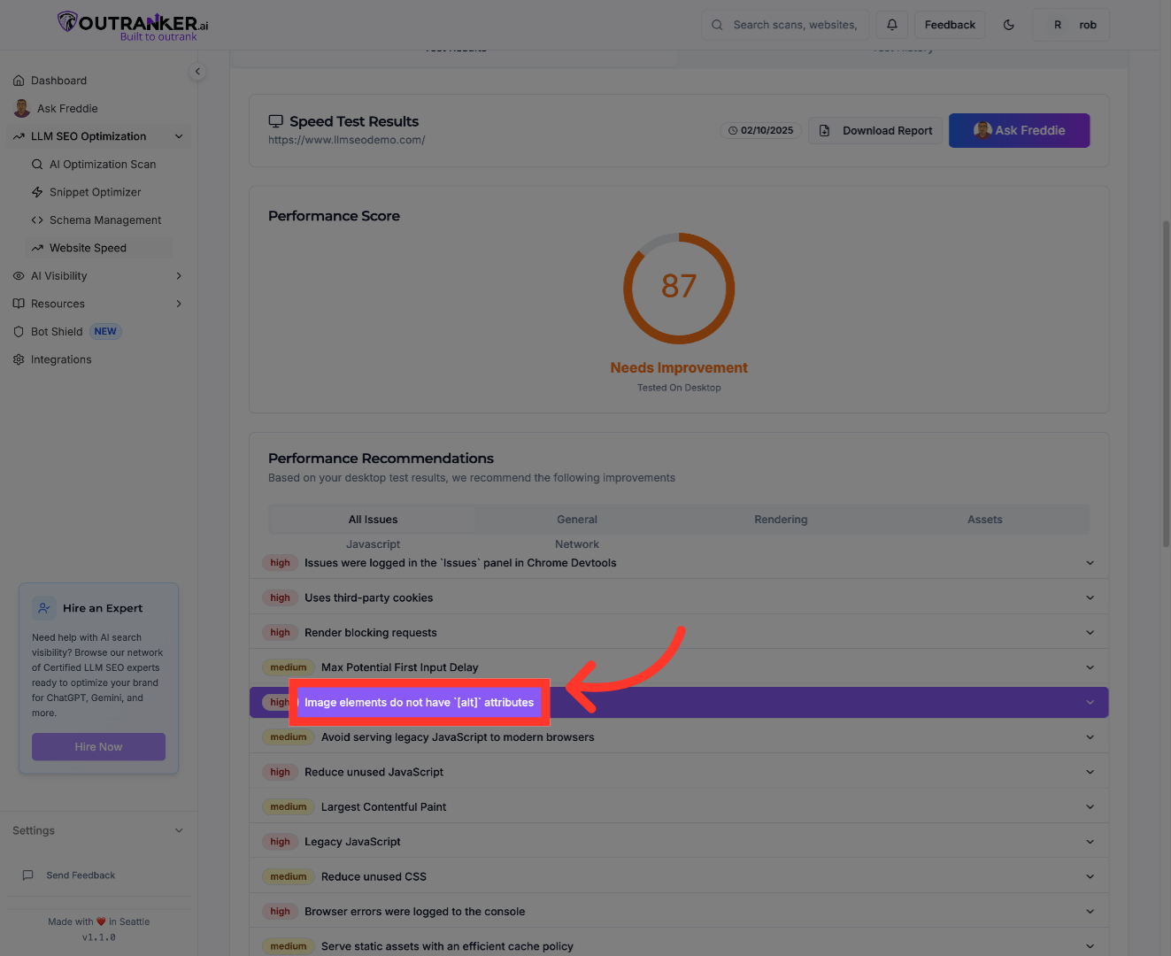 Click 'Image elements do not have `[alt]` attributes'