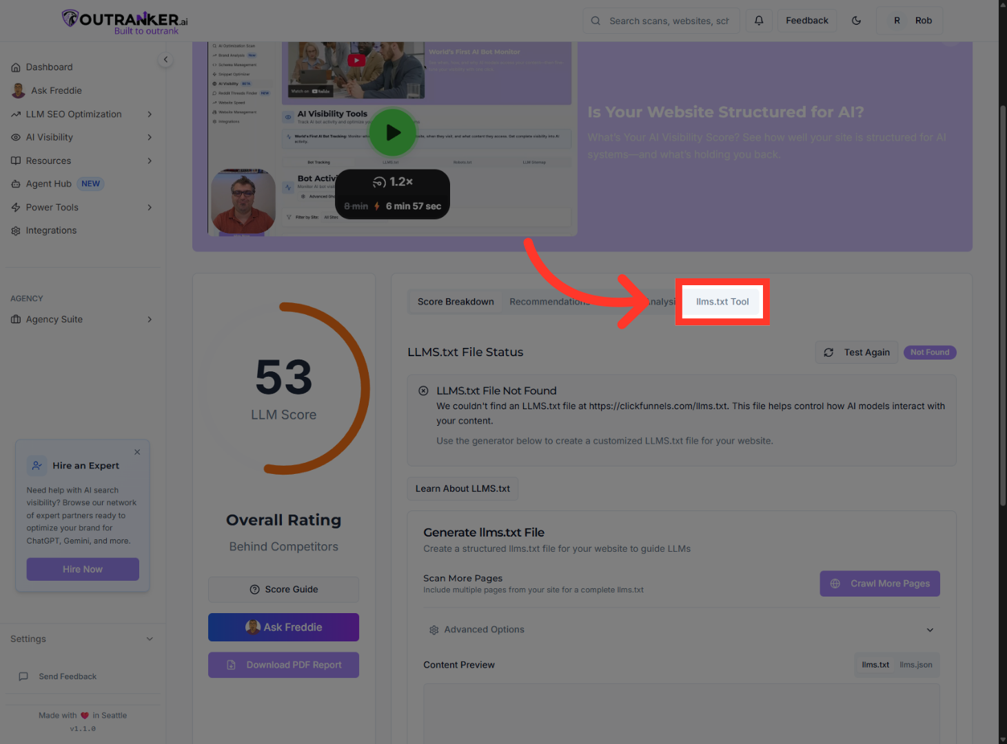 Select Scan Tool File