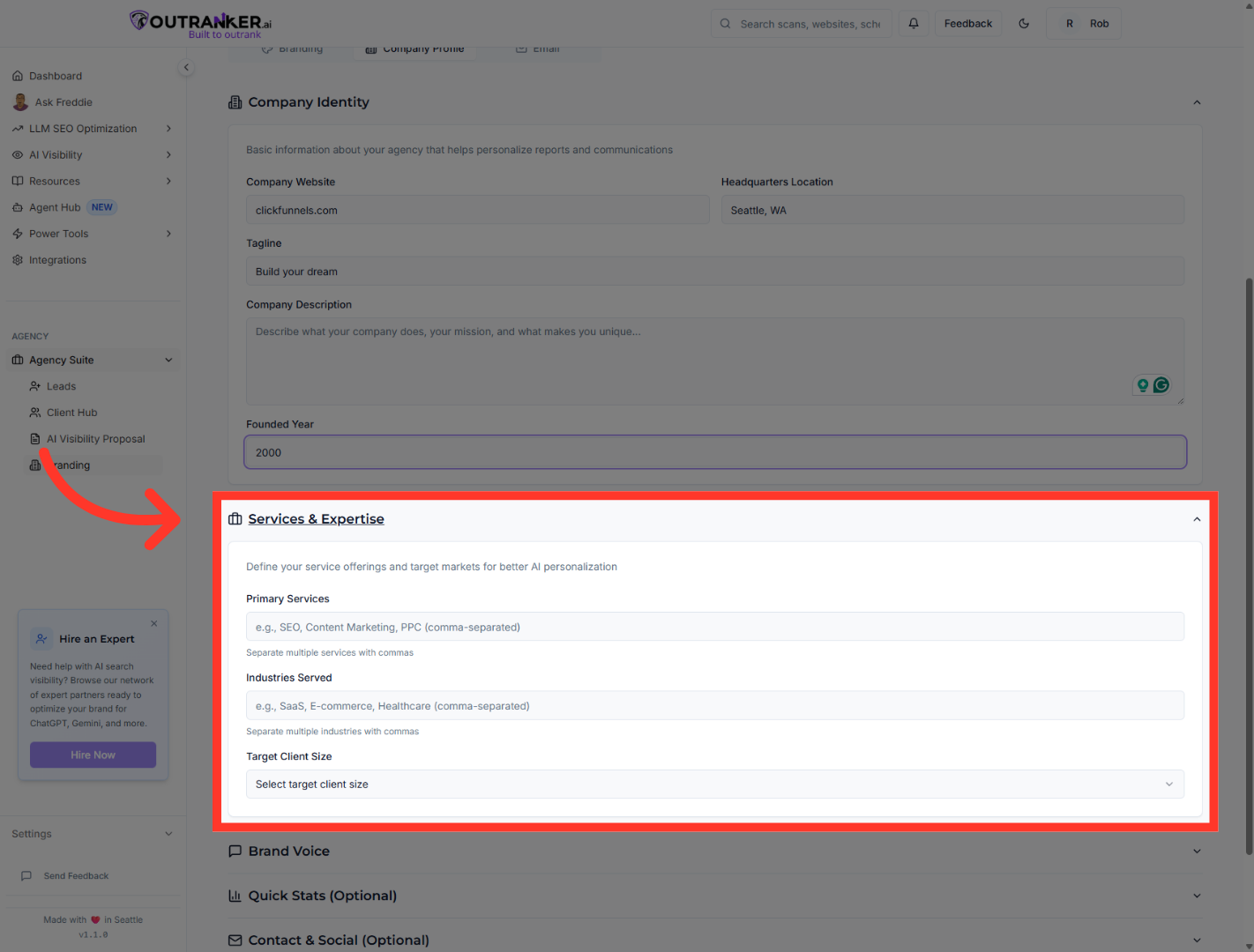Access Services & Expertise