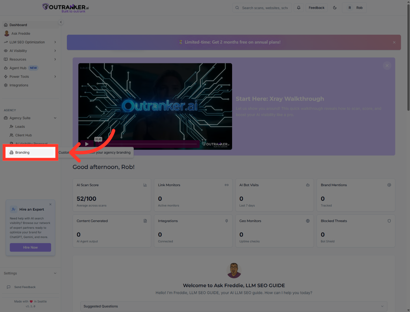 Access Branding Section