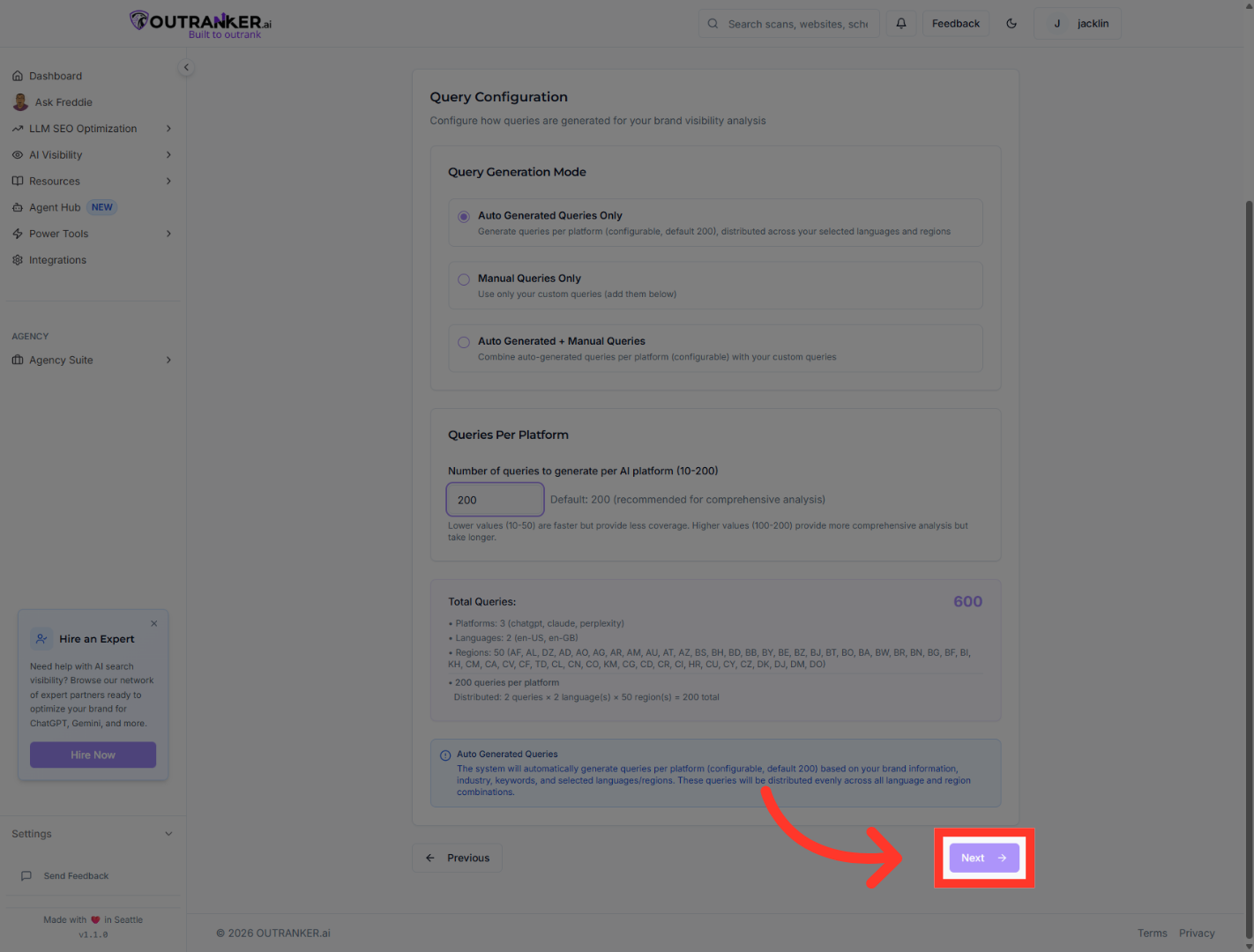 Continue to Final Step